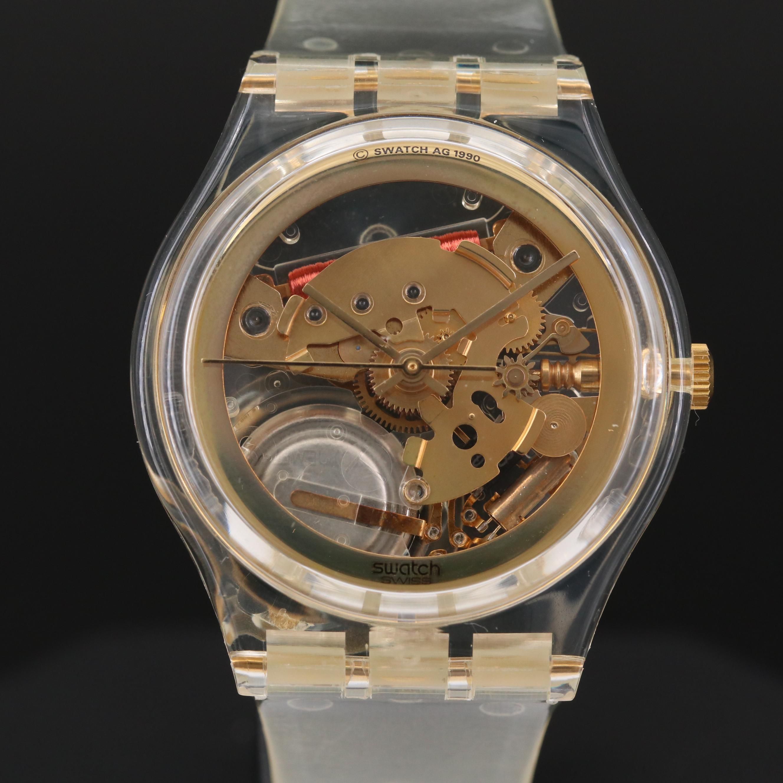 Vintage Swatch Golden Jelly Collectors Edition, 1990