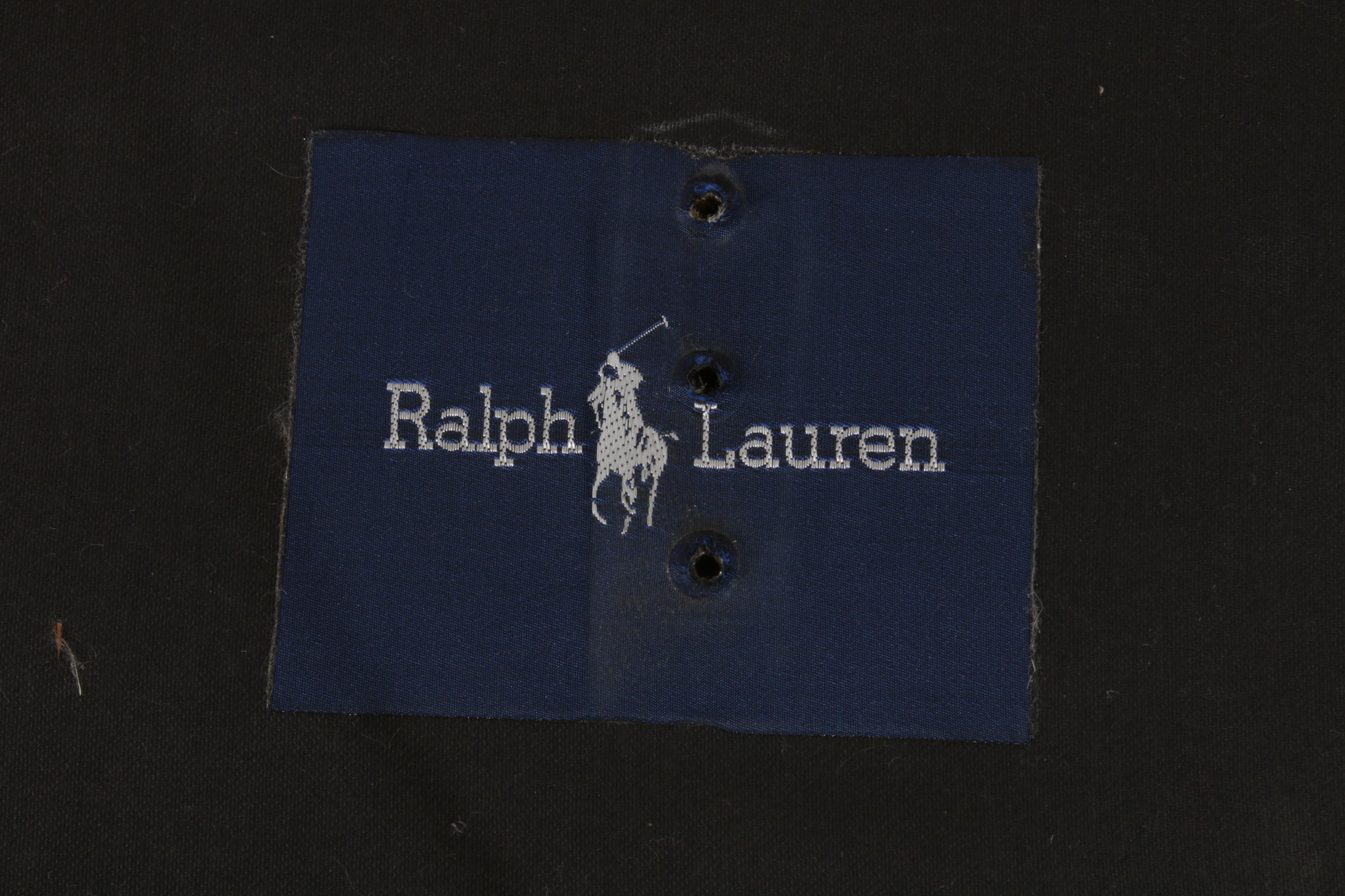 Ralph Lauren King Size Cognac Leather Upholstered Claw Foot Sleigh Bed Frame