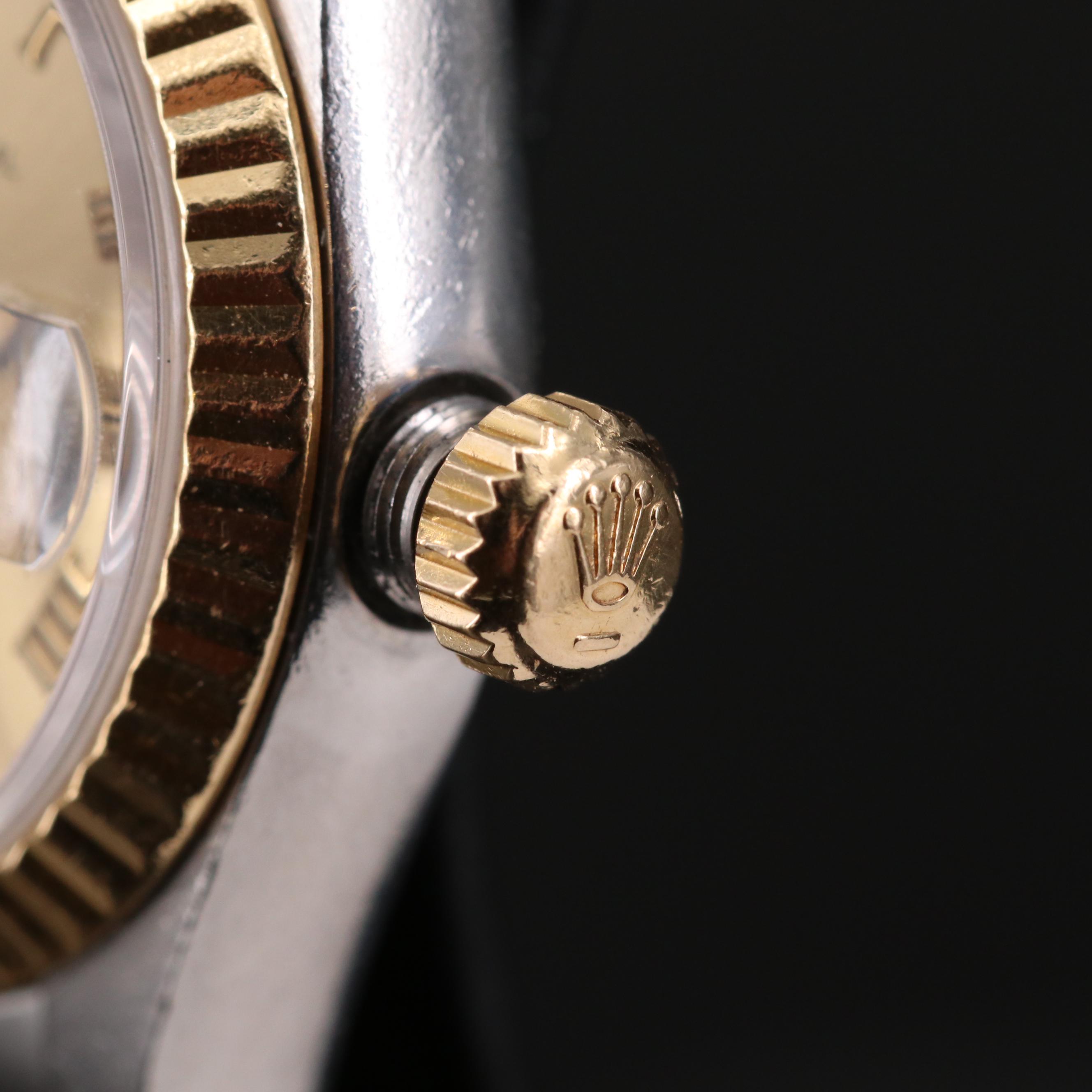 Rolex Datejust 18K Gold and Stainless Steel Automatic Watch, 1997
