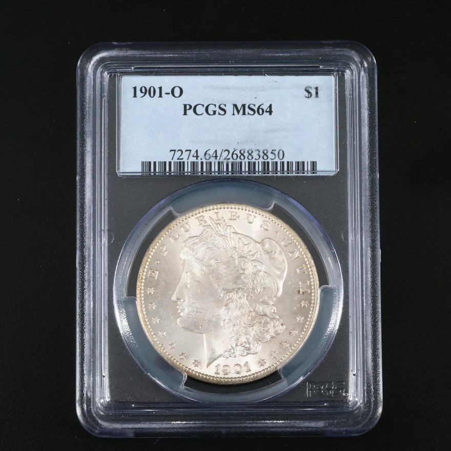 PCGS Graded MS64 1901-O Silver Morgan Dollar