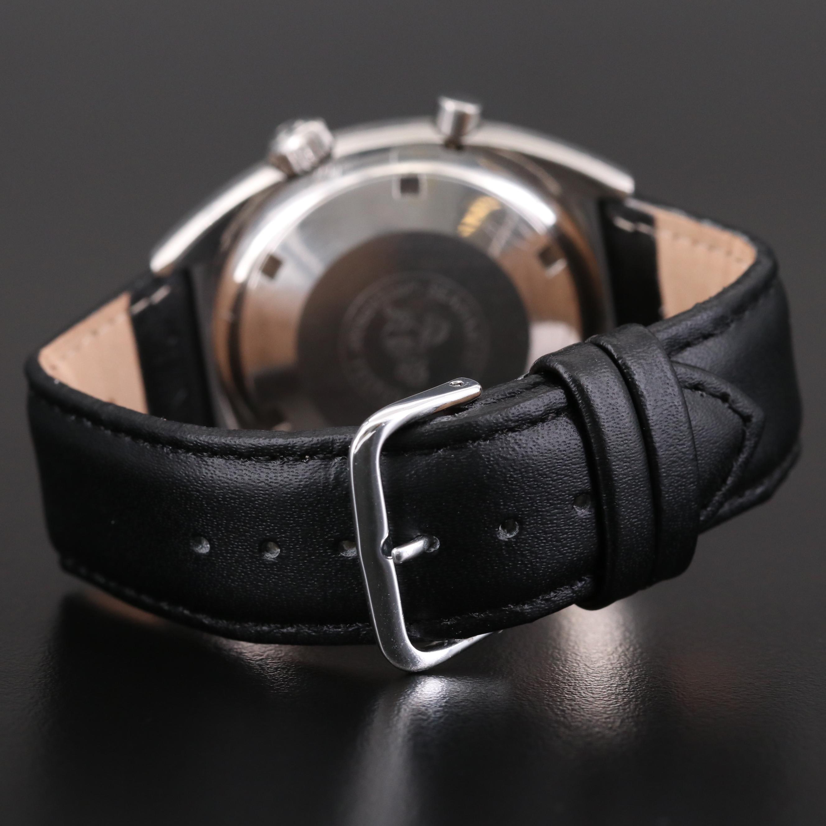 Vintage Omega Seamaster Chronostop Stainless Steel Stem Wind Watch, 1968