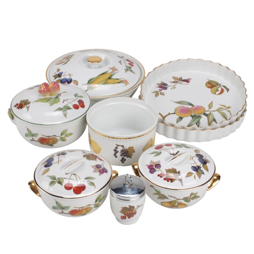 Royal Worcester "Evesham" Porcelain Bakeware