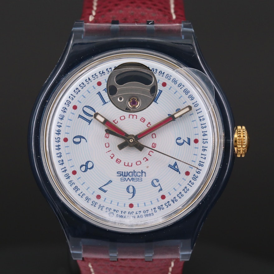 Vintage Swatch Classic Cheddar Automatic Wristwatch, 1994