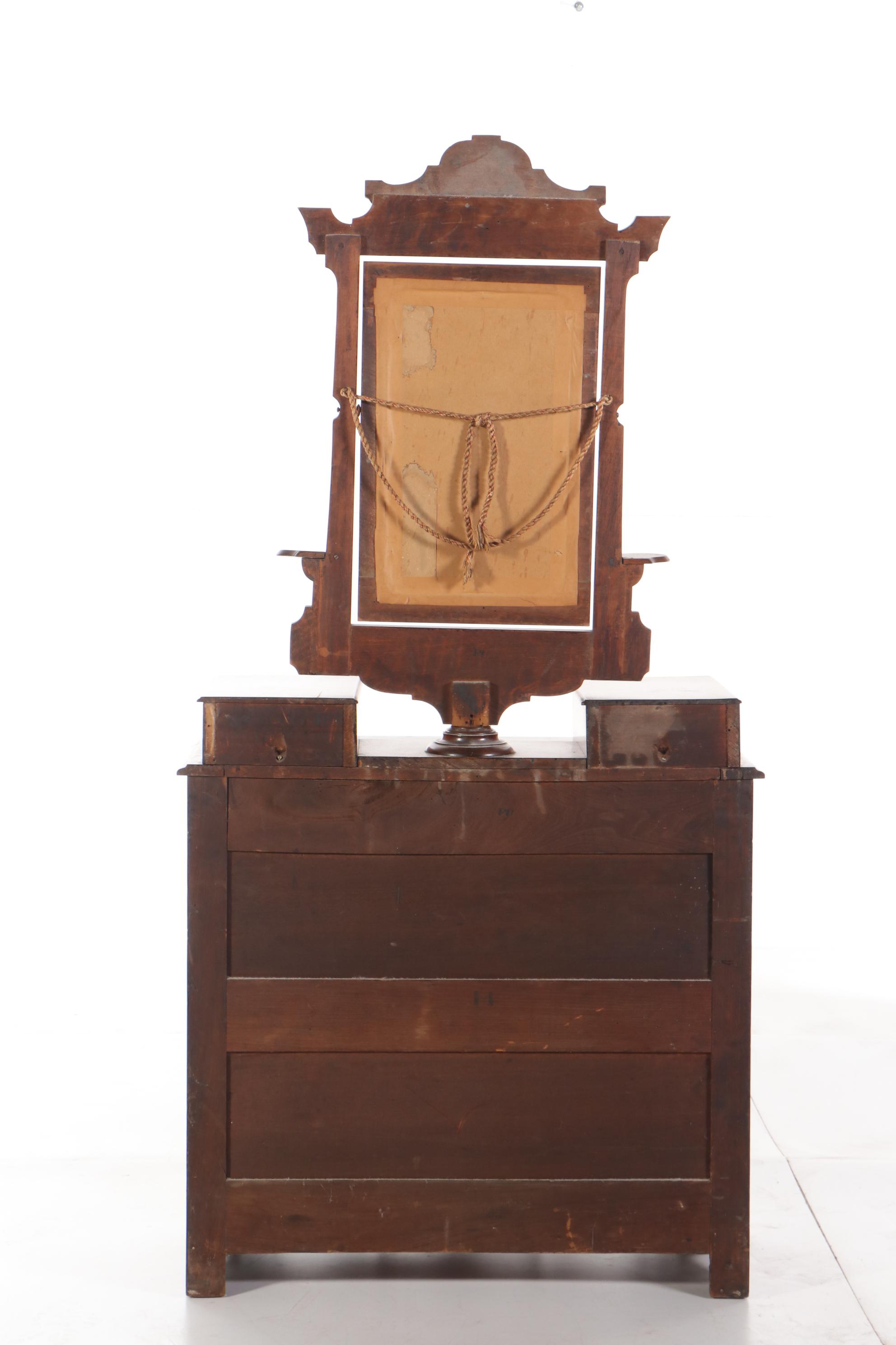 Victorian Eastlake Walnut Dresser, Late 19th Century