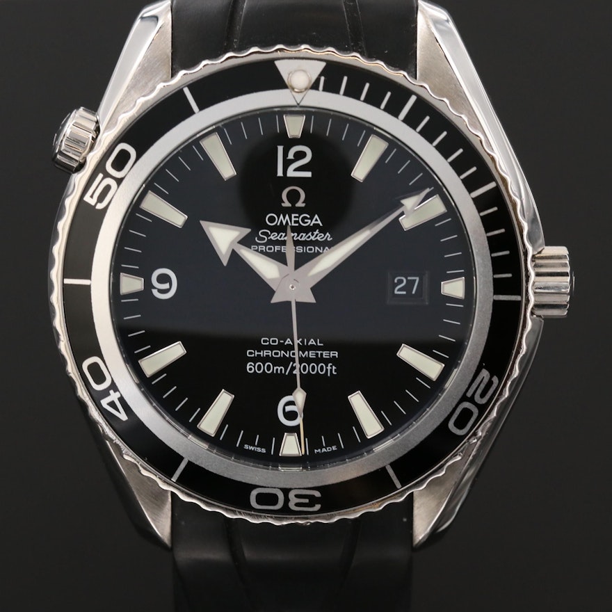 Omega Seamaster Planet Ocean 600M Co-Axial Stainless Steel Wristwatch, 2007
