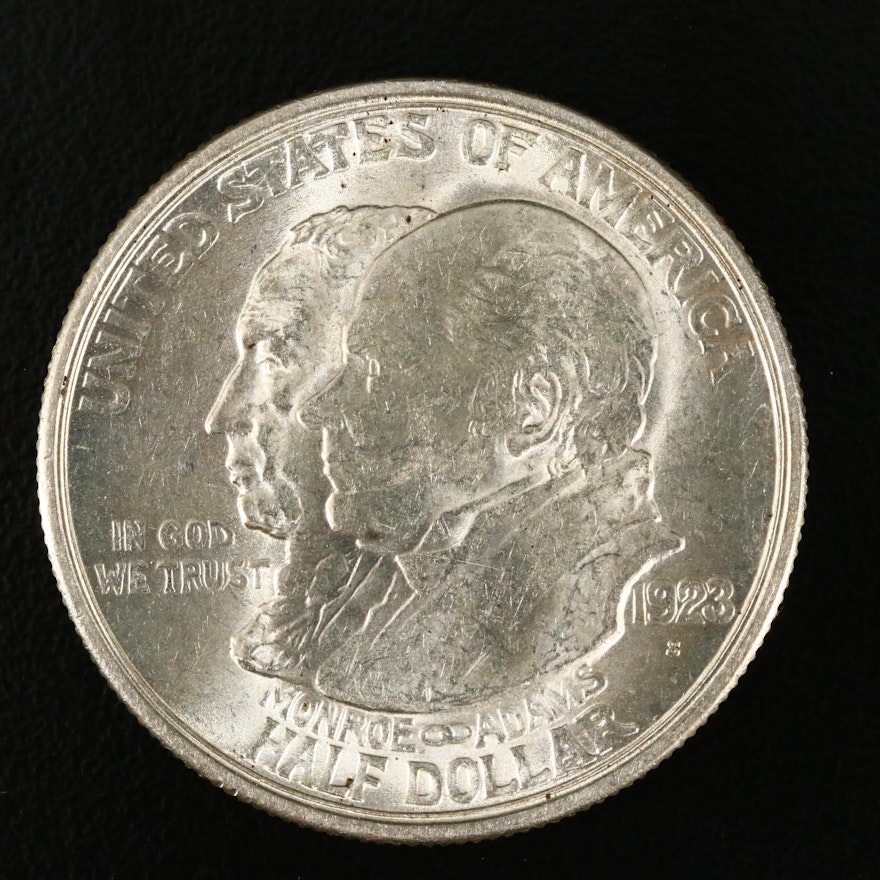 1923-S Monroe Doctrine Commemorative Silver Half Dollar