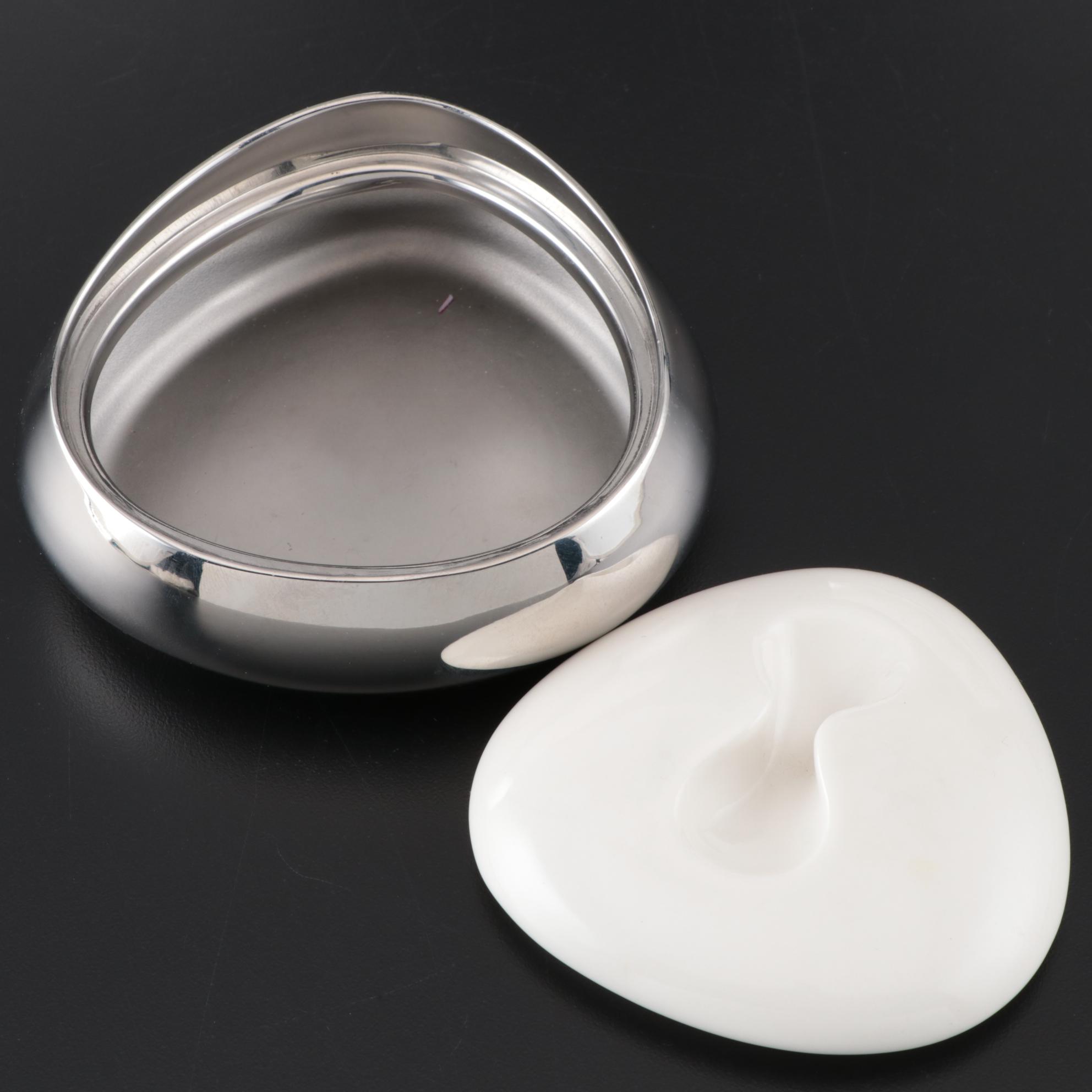 George Jensen Denmark Modern Covered Bowl