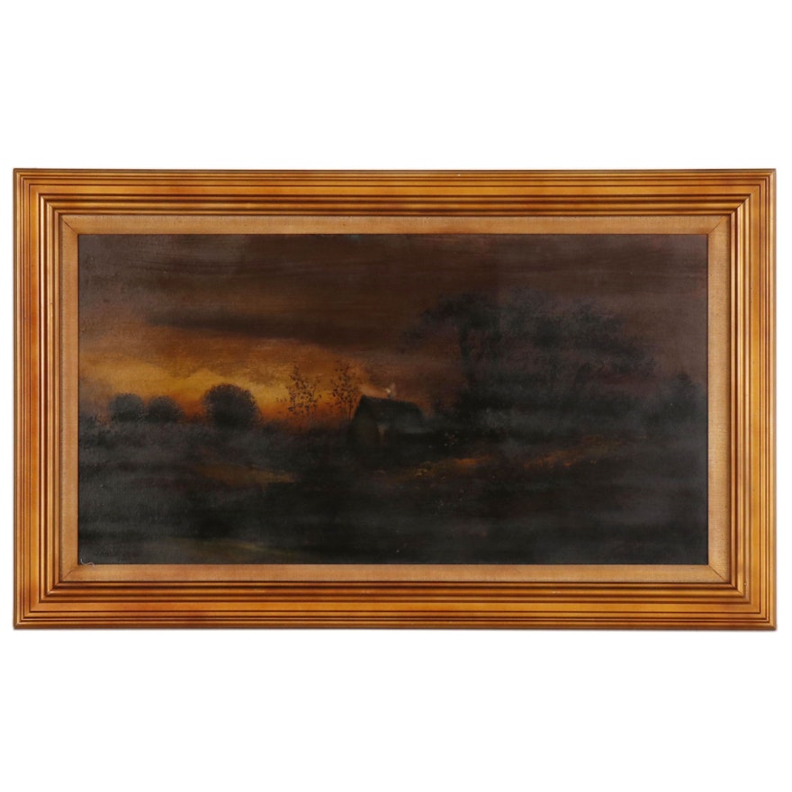 Tonalist Landscape Oil Painting