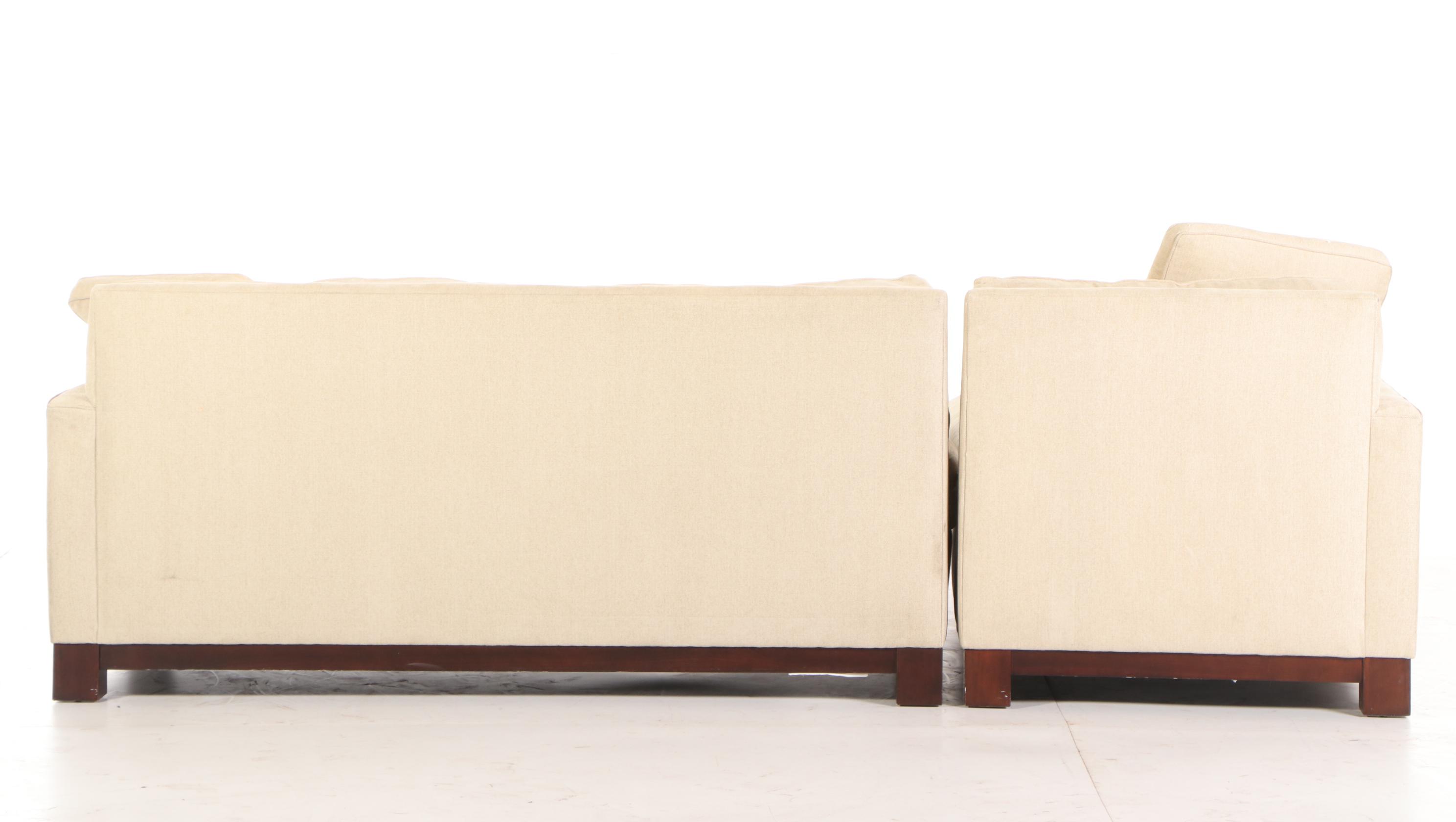 Martha Stewart with Bernhardt Chaise Sectional Sofa