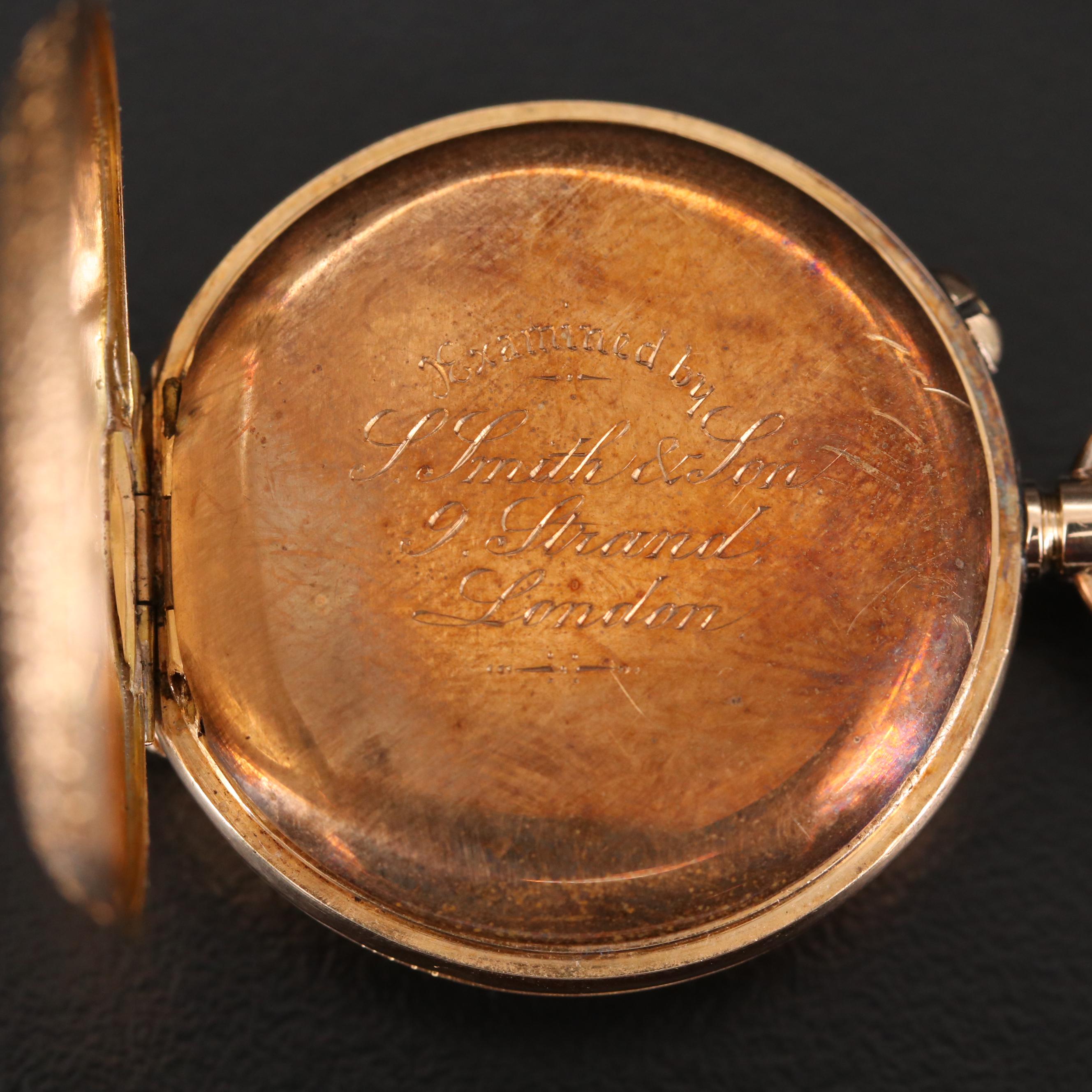 Antique 18K Gold and Enamel Convertible Pocket Watch