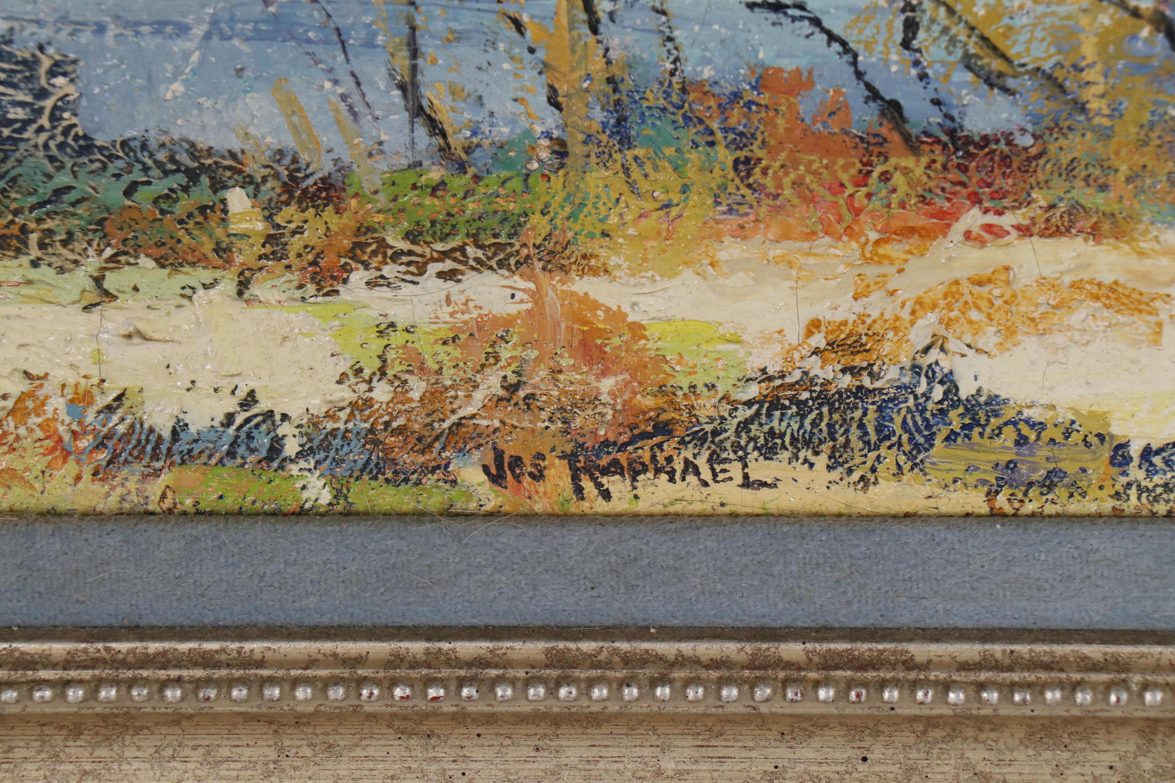 Joseph Raphael Impressionist Landscape Oil Painting