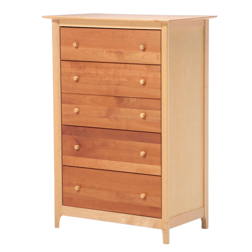 Copeland "Sarah" Maple and Cherry Tall Chest