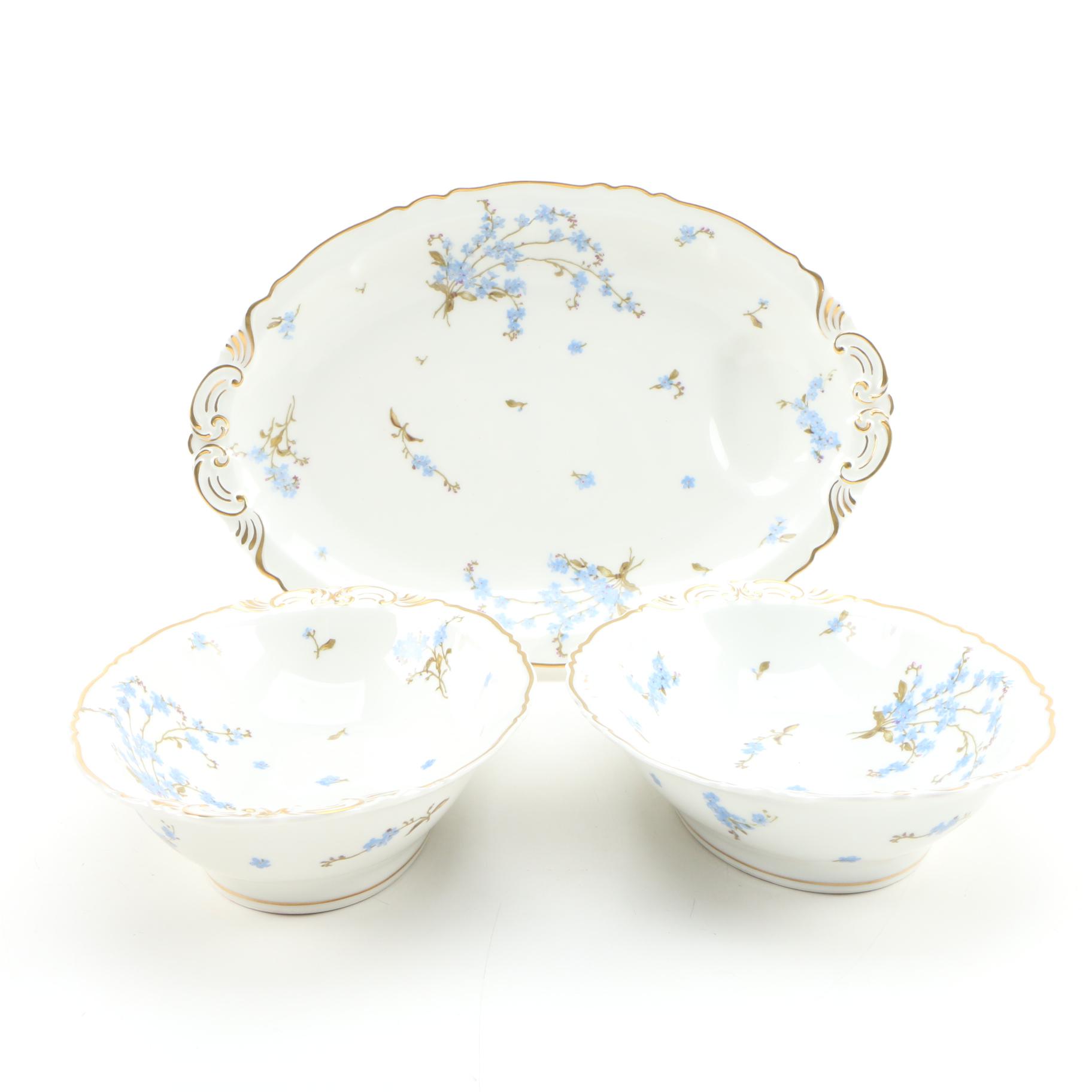 Haviland "Montmery" Porcelain Dinnerware, Mid to Late 20th Century