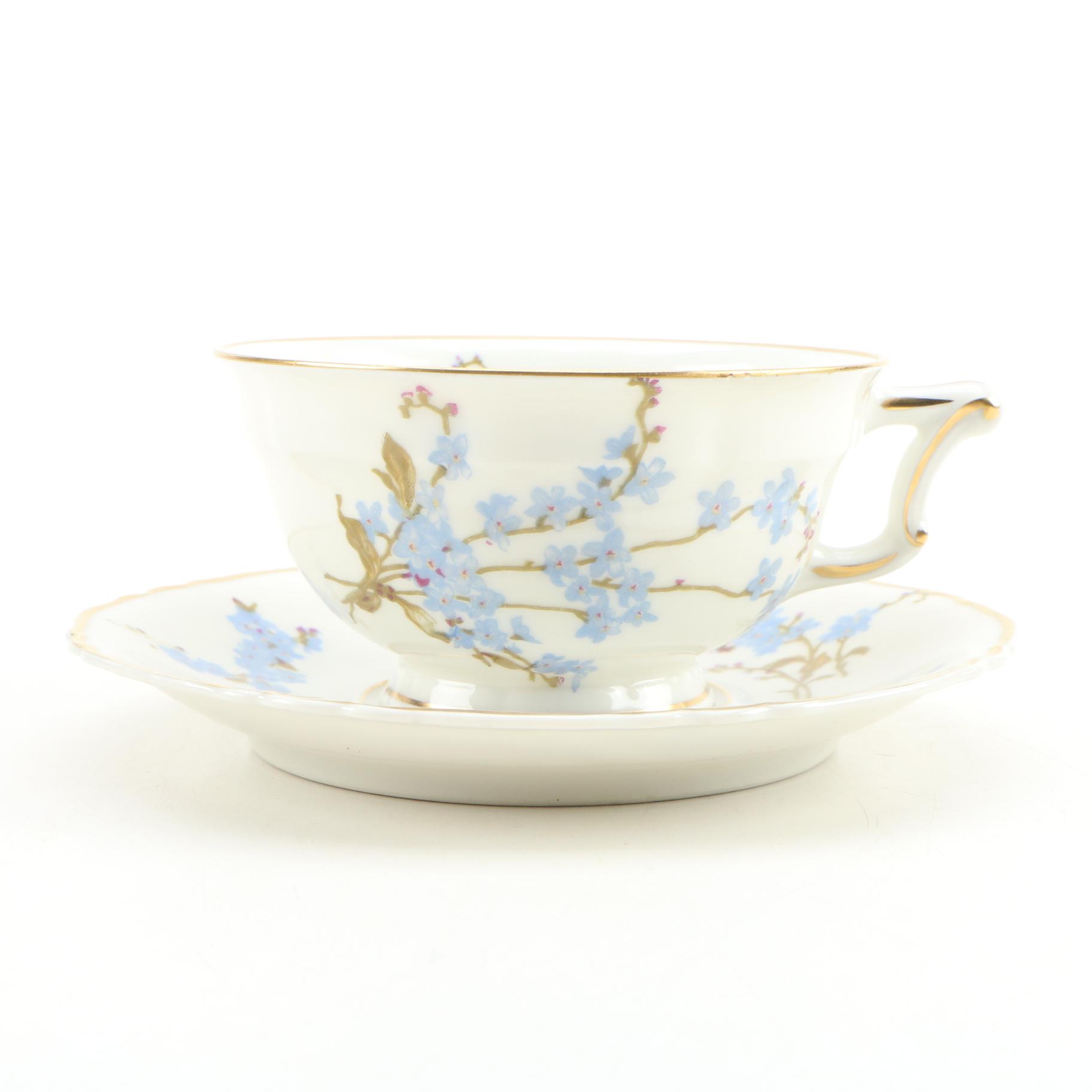 Haviland "Montmery" Porcelain Dinnerware, Mid to Late 20th Century