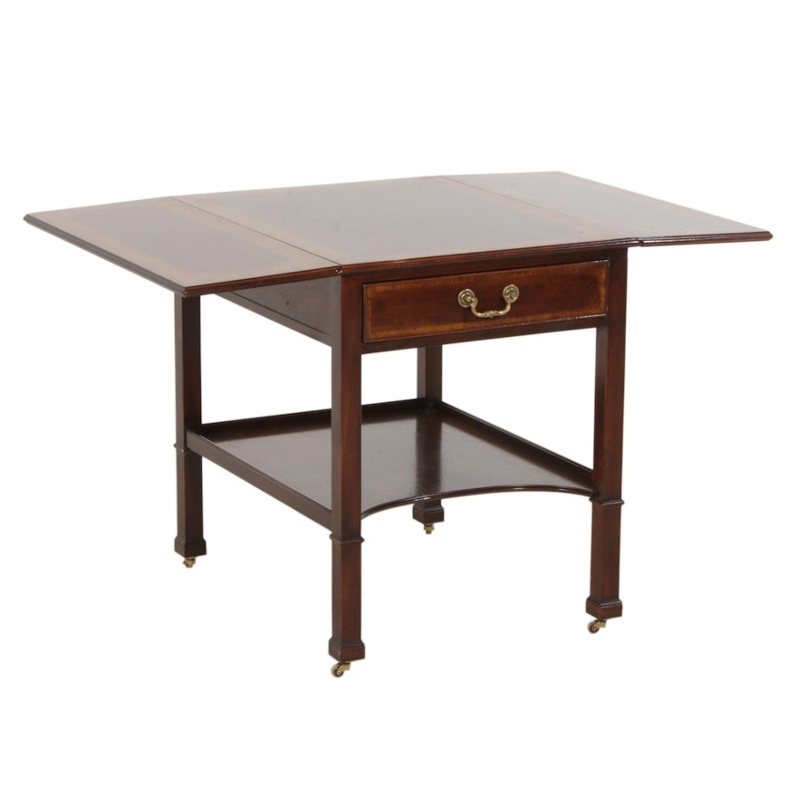 Chippendale Style Mahogany Pembroke Table, Mid to Late 20th Century