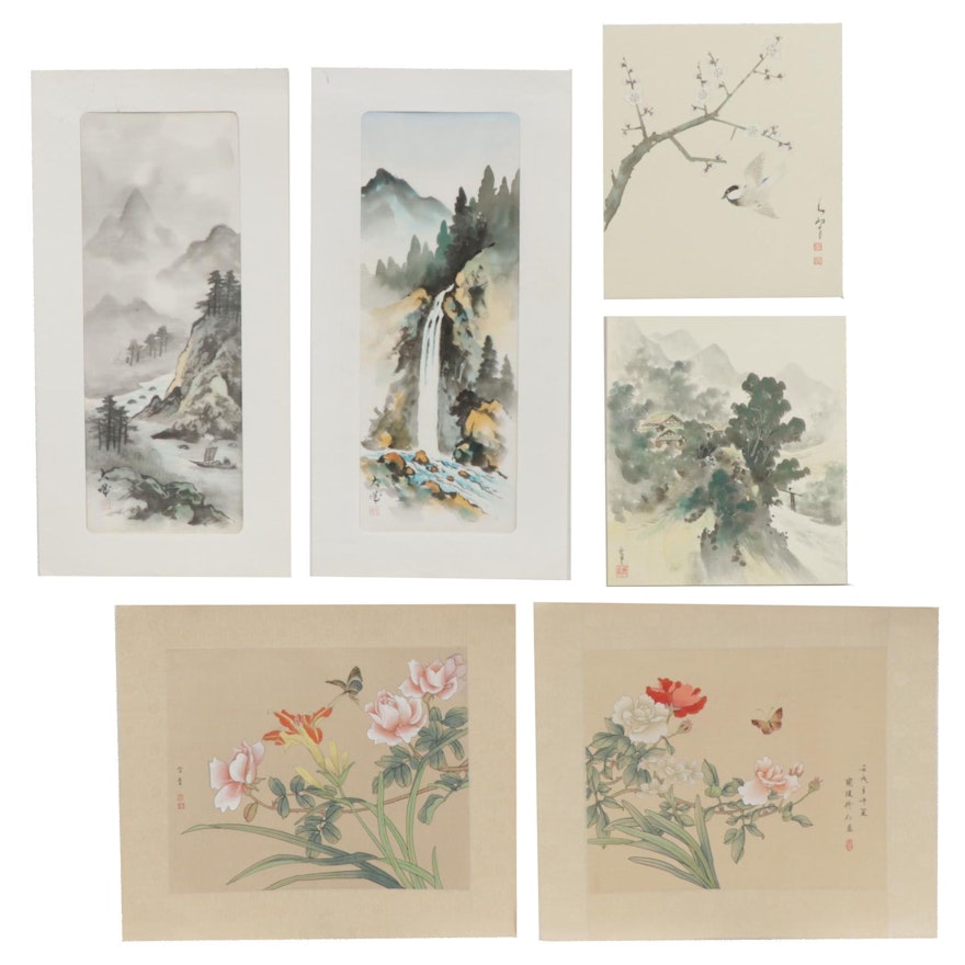 Chinese Gouache Paintings