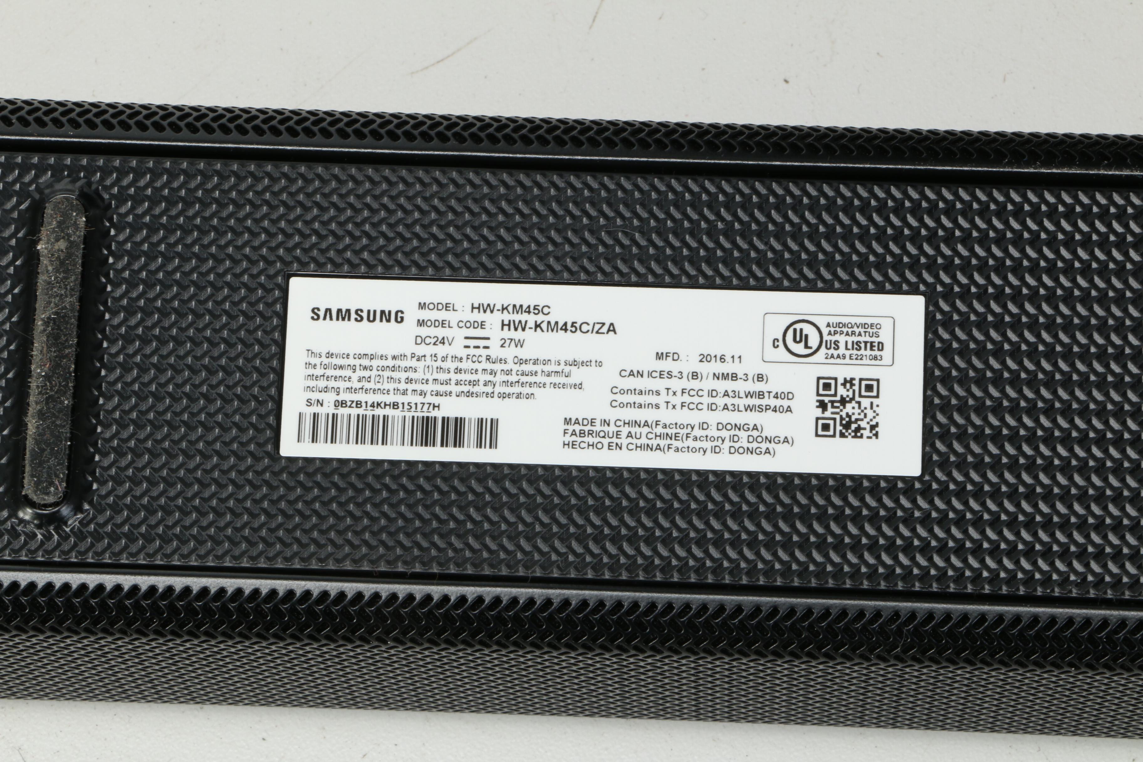 Samsung Donga Subwoofer and Soundbar System