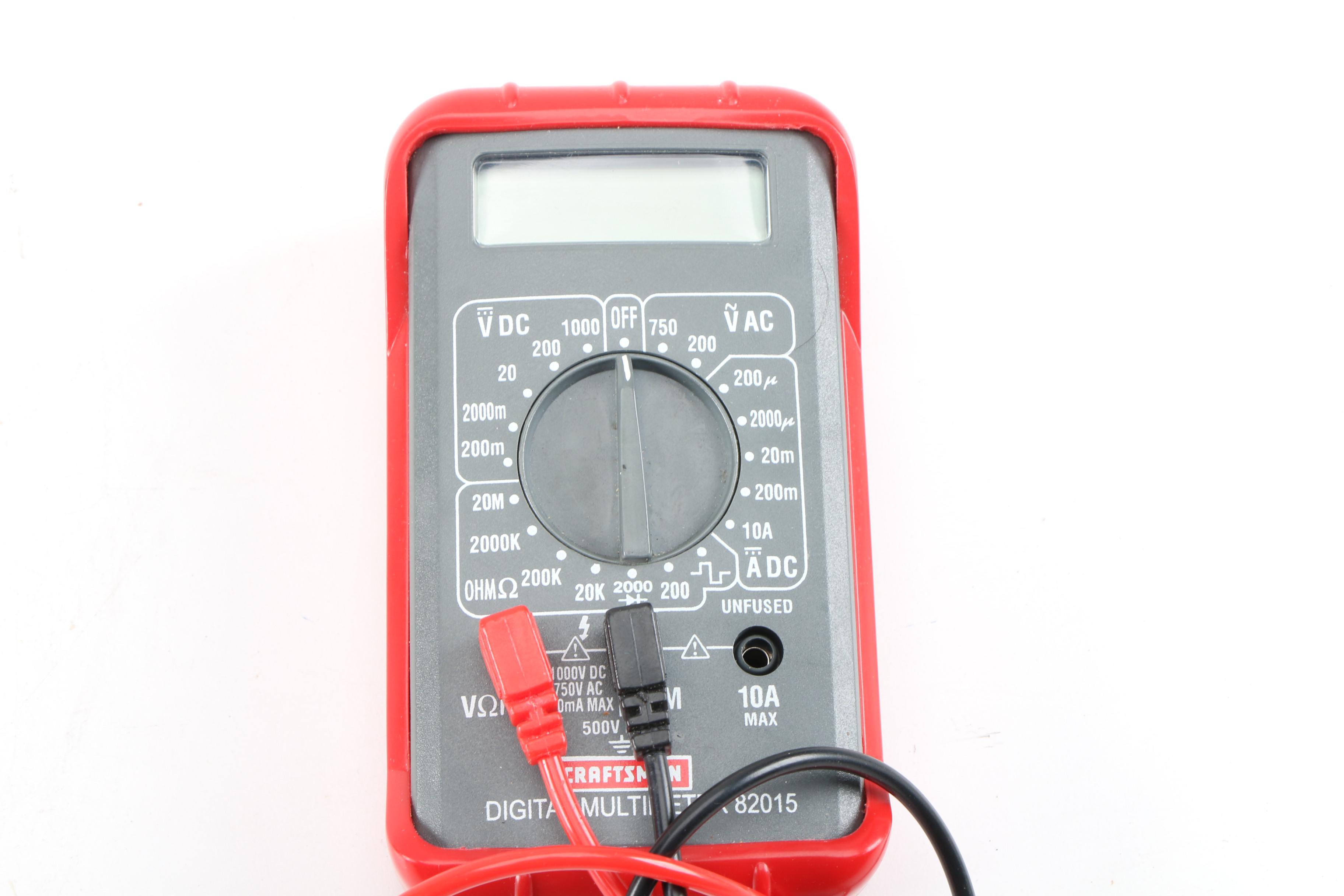 Craftsman Digital Multi-Meters and Ideal Receptacle Tester