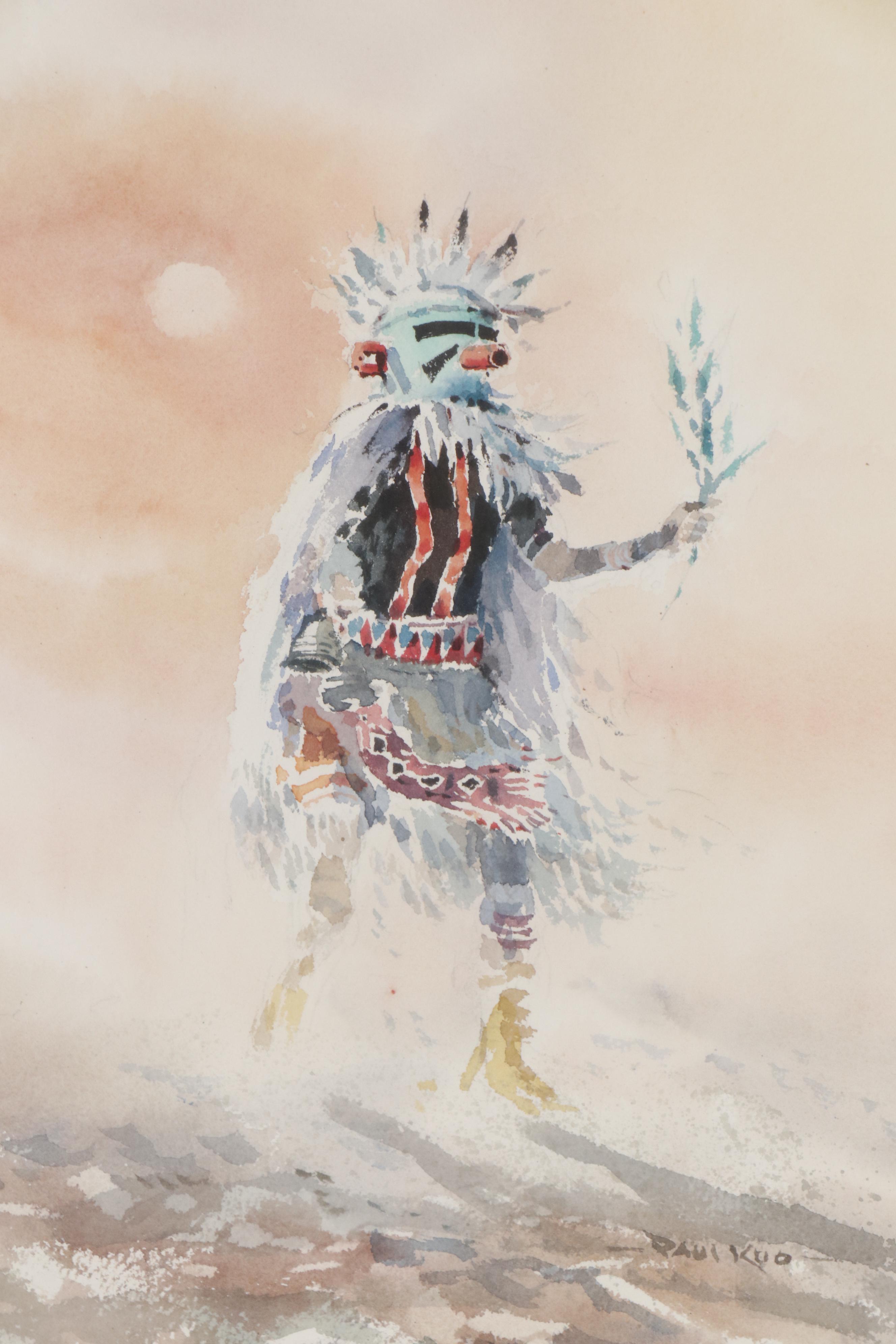 Paul Kuo Figurative Watercolor Painting