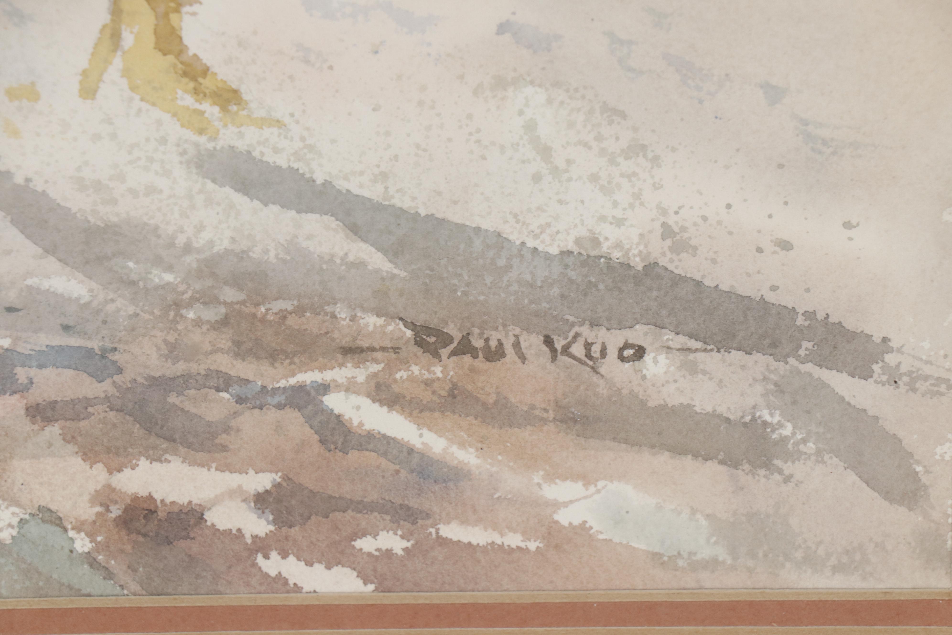 Paul Kuo Figurative Watercolor Painting