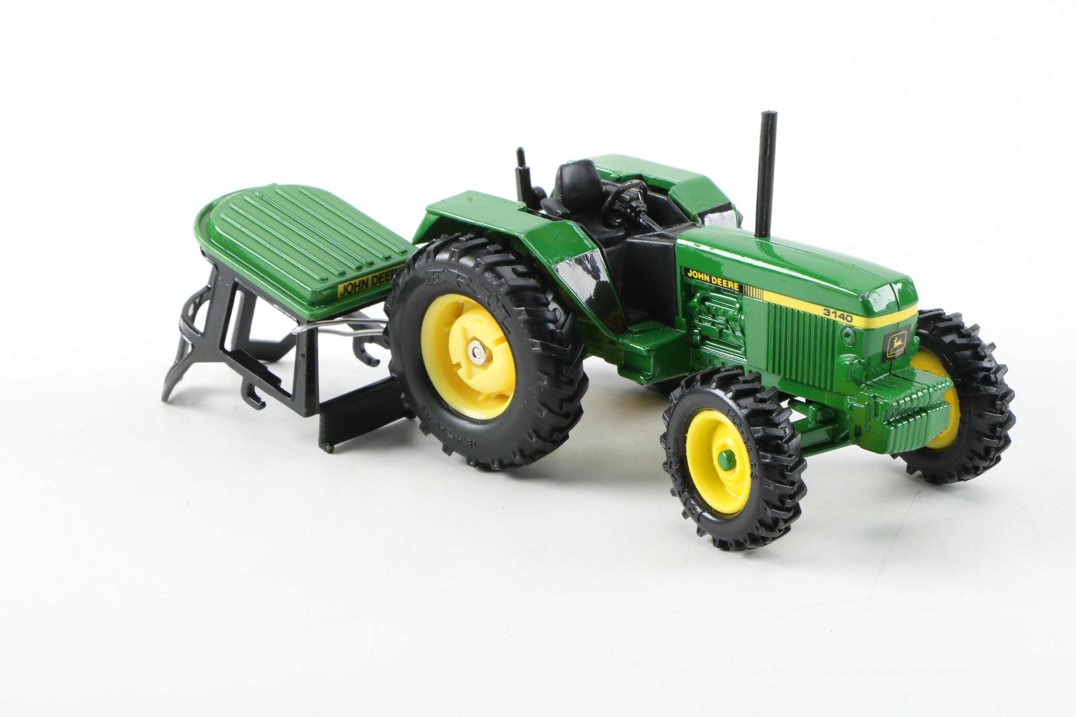 Ertel John Deere Diecast Model Toy Tractors in Original Packaging