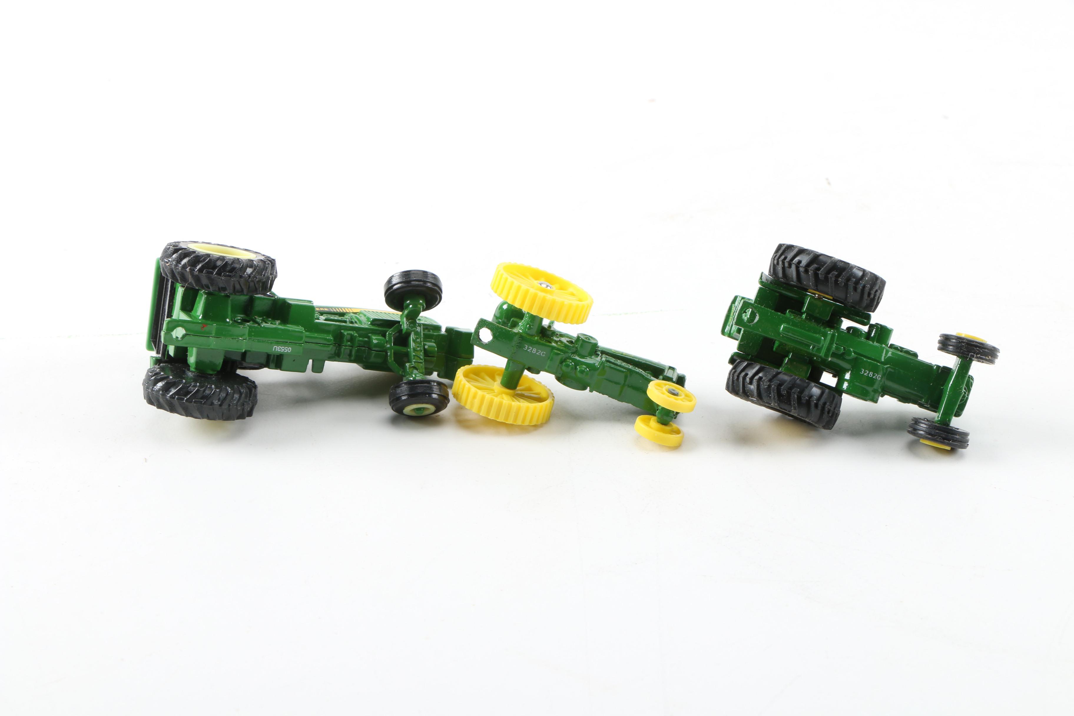 Ertel John Deere Diecast Model Toy Tractors in Original Packaging