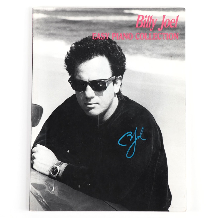 Billy Joel Signed Song Book