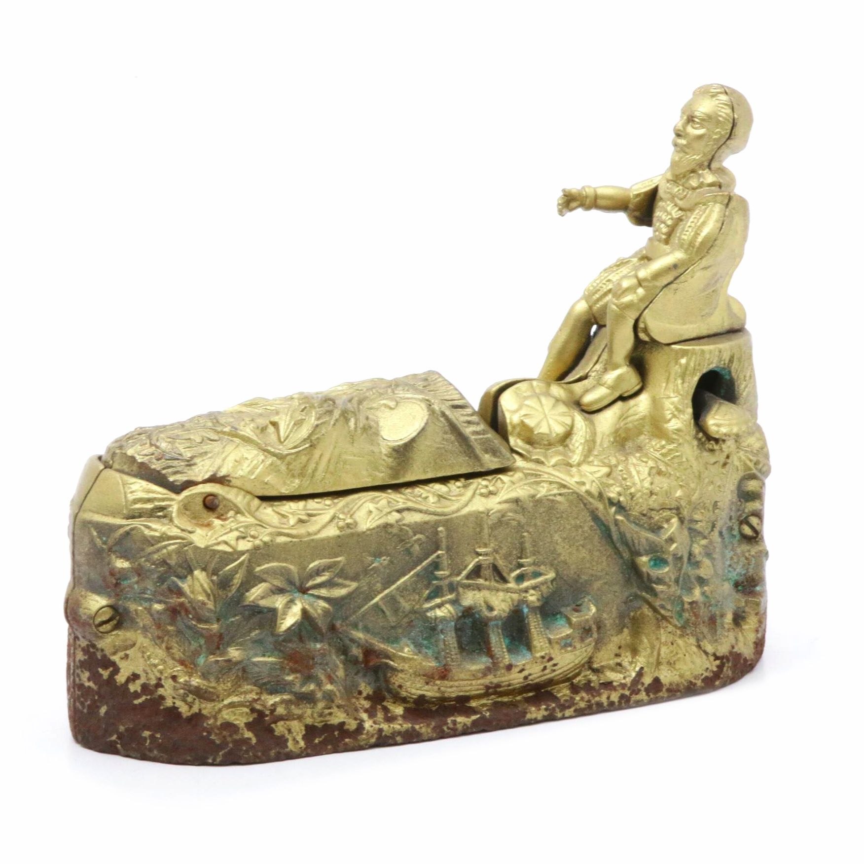 J. & E. Stevens Co. World's Fair Cast Iron Mechanical Bank, Circa 1893