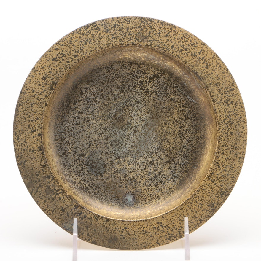 Tiffany Studios Bronze Dore Plate, Early 20th Century