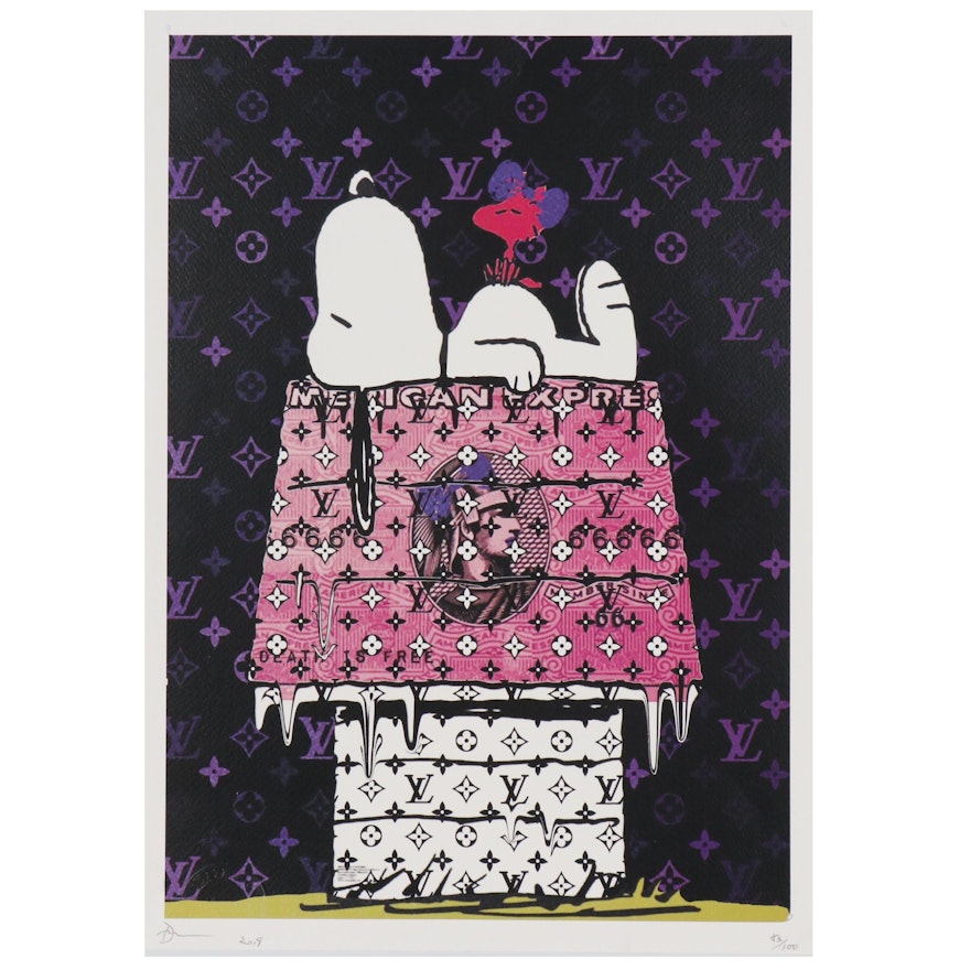 Death NYC Offset Lithograph "AE Snoop Purple"