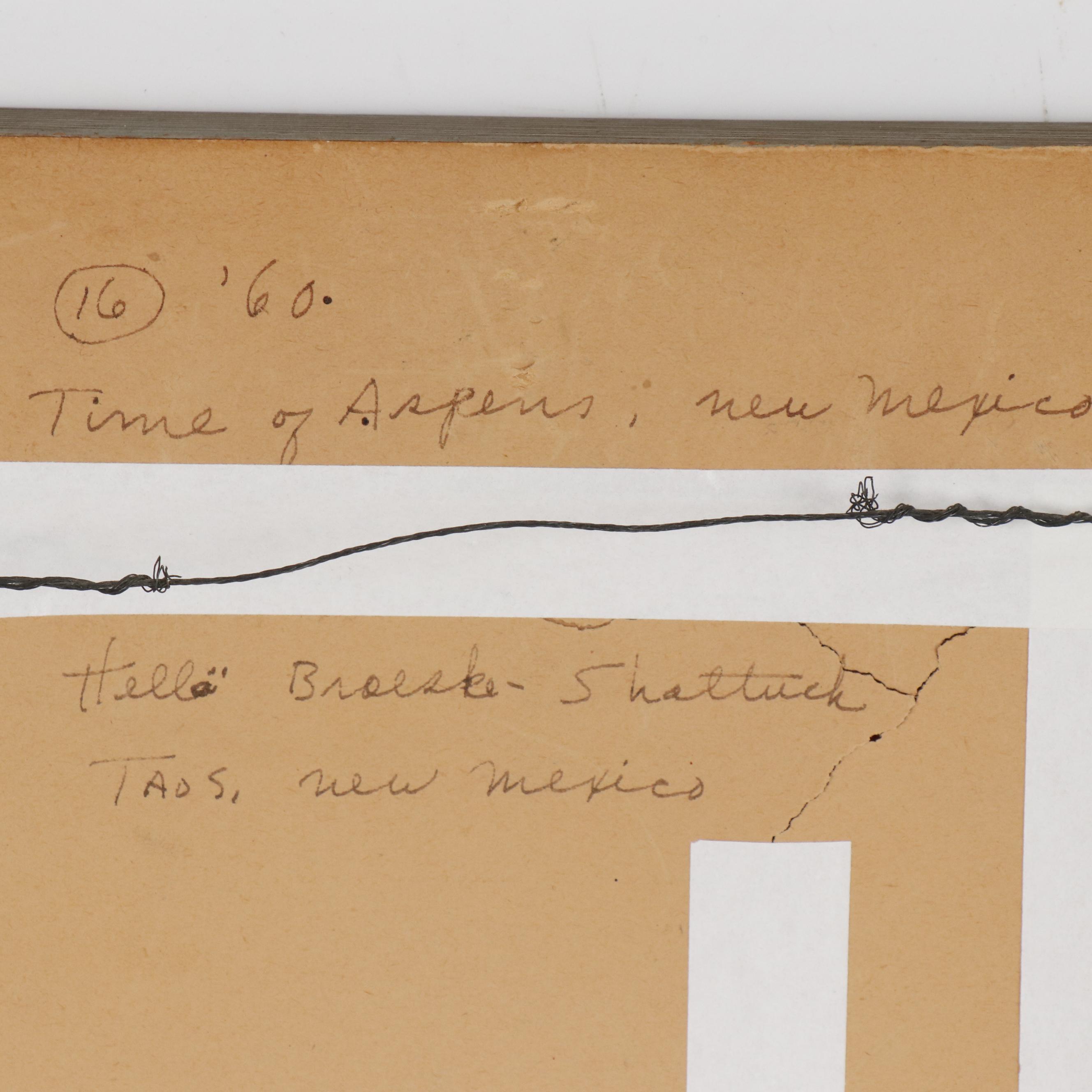 Hellä Broeske-Shattuck Oil Painting "Time of Aspens, New Mexico", 1960