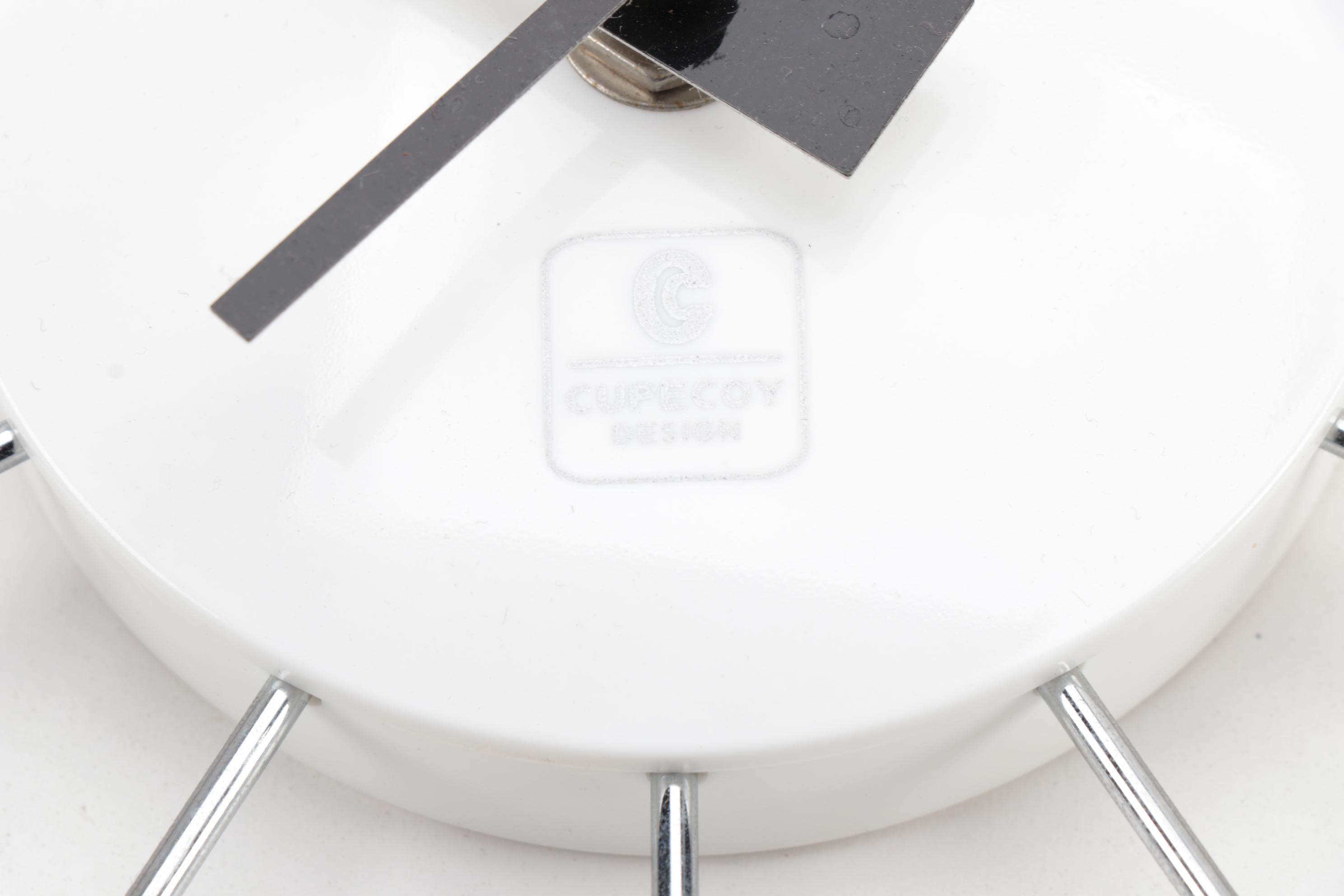 Mid Century Modern Style Wall Clock by Cupecoy Design