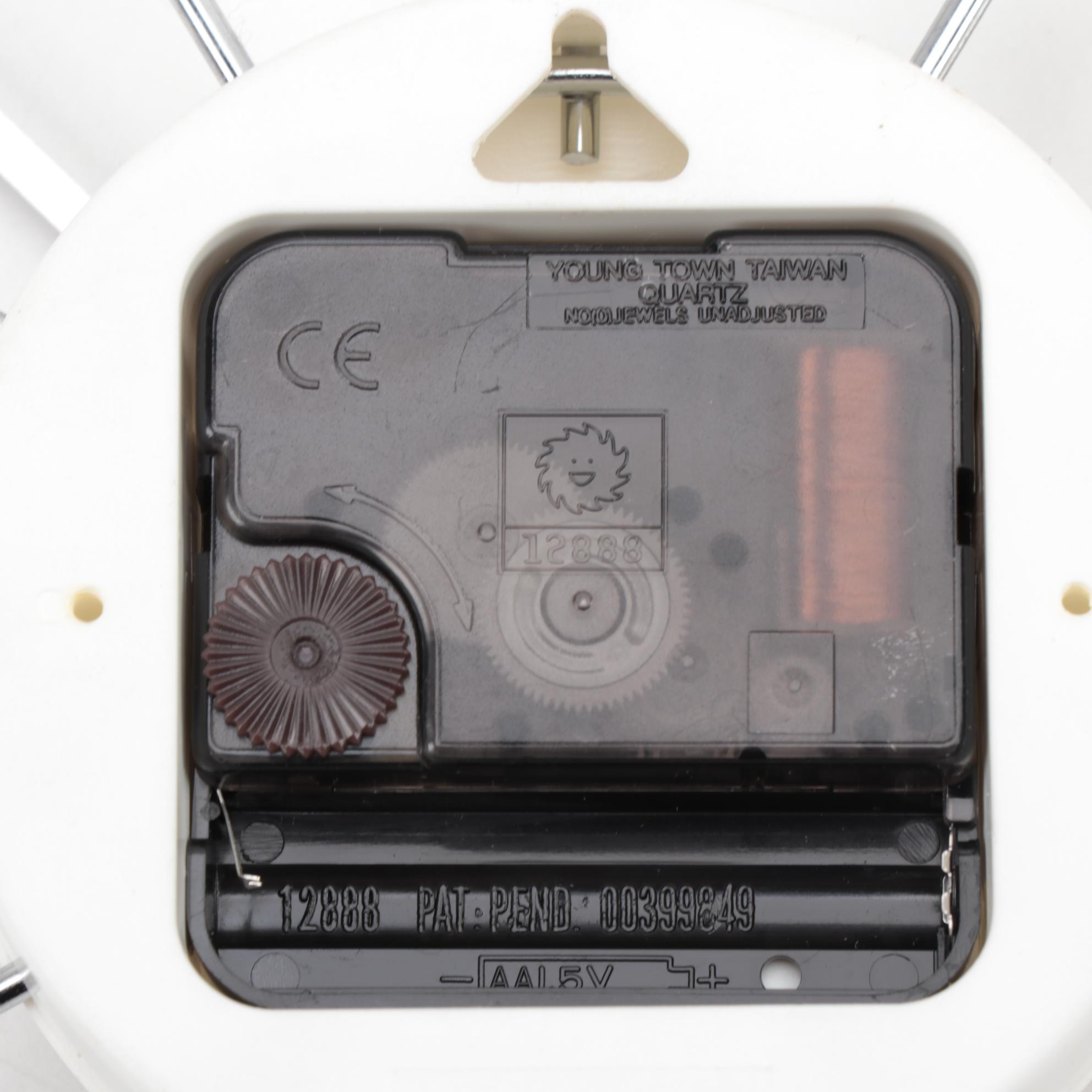 Mid Century Modern Style Wall Clock by Cupecoy Design