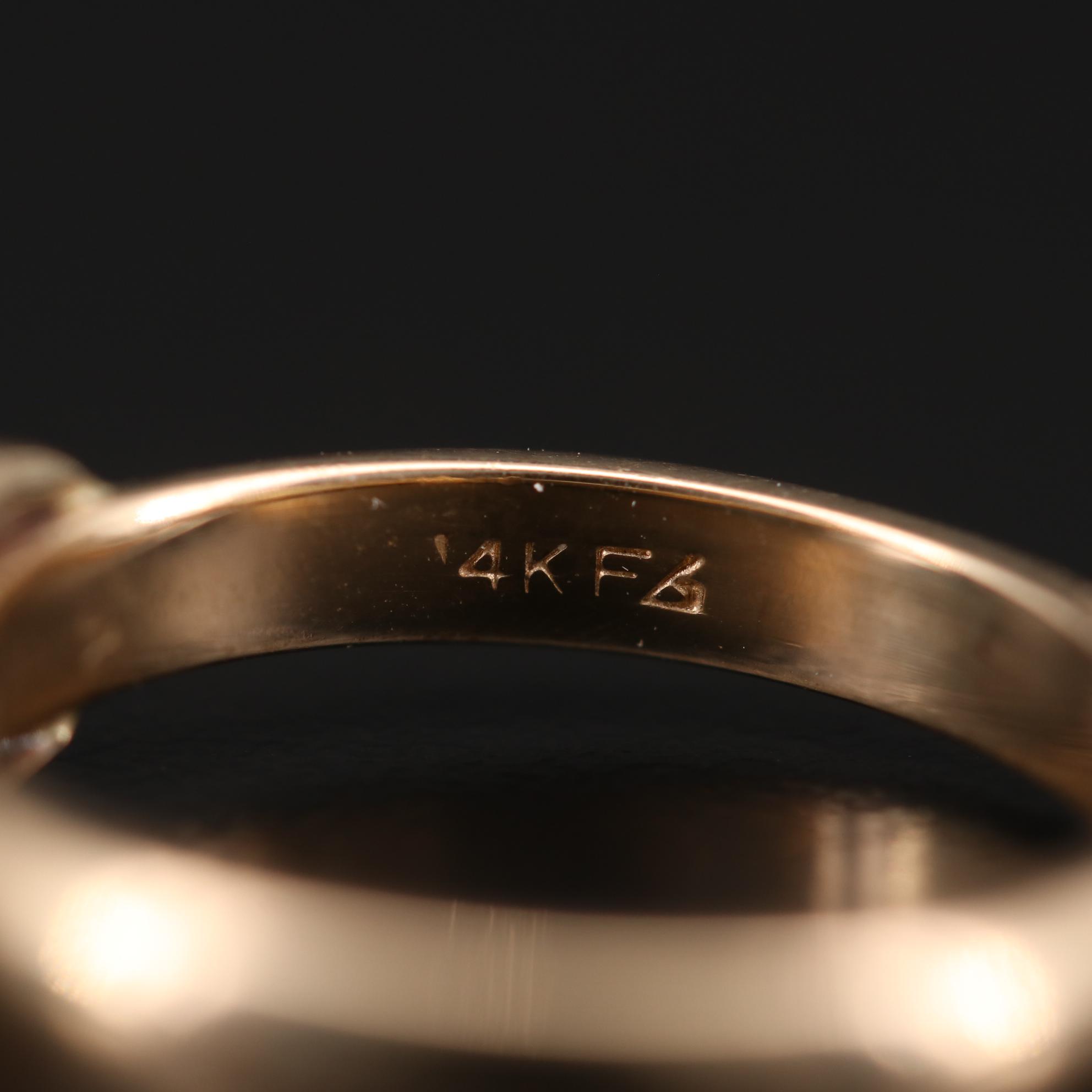 14K Yellow Gold Bezel Set Opal Doublet Ring