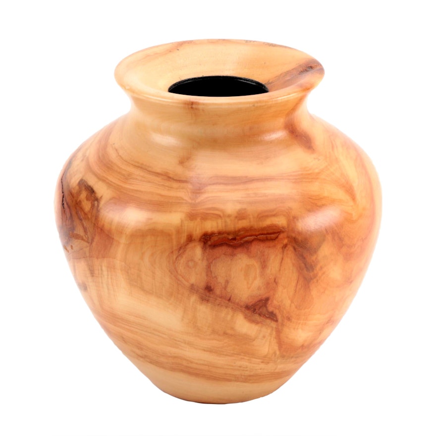 R.C. Schmid Turned Aspen Vase