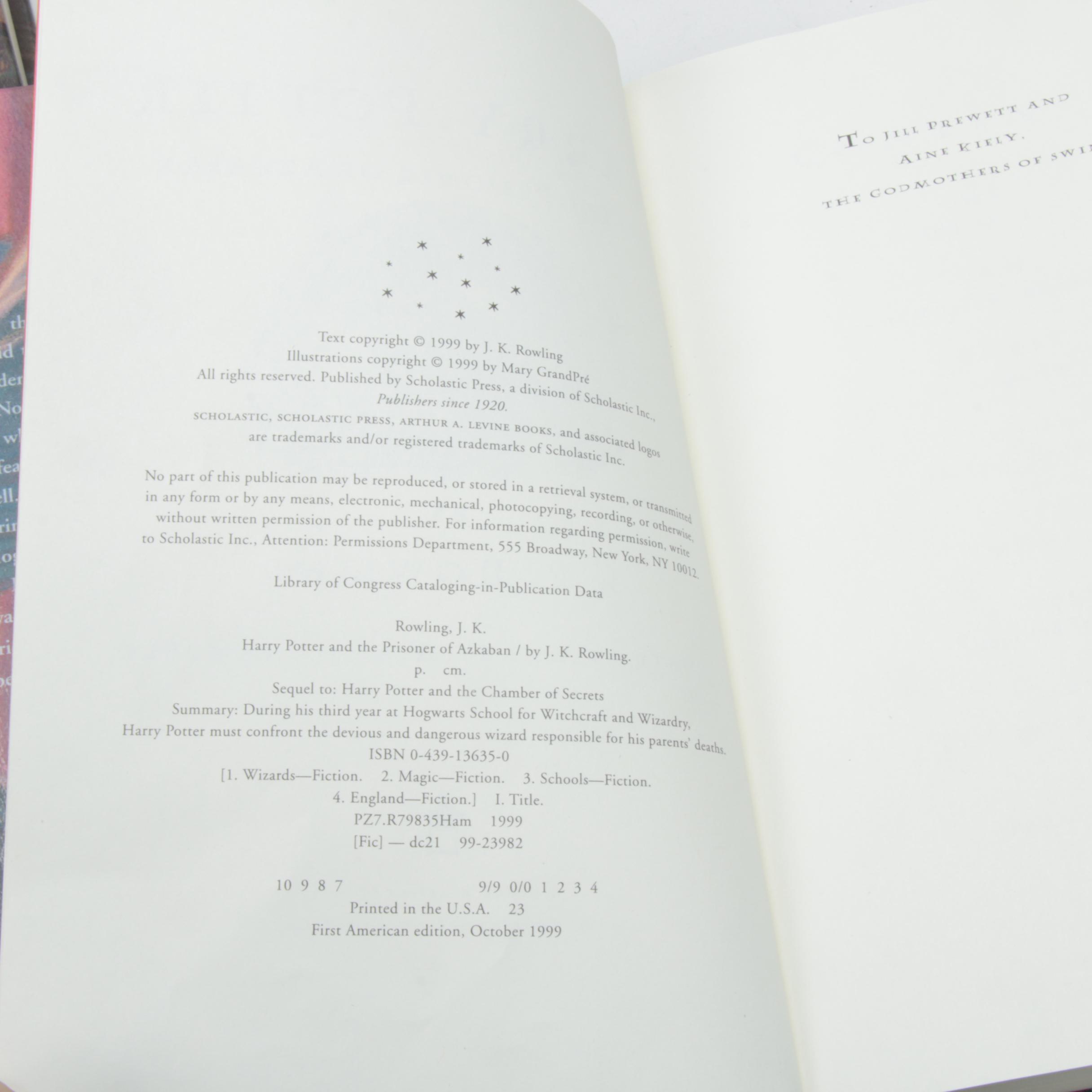 First American Edition "Harry Potter" Complete Series