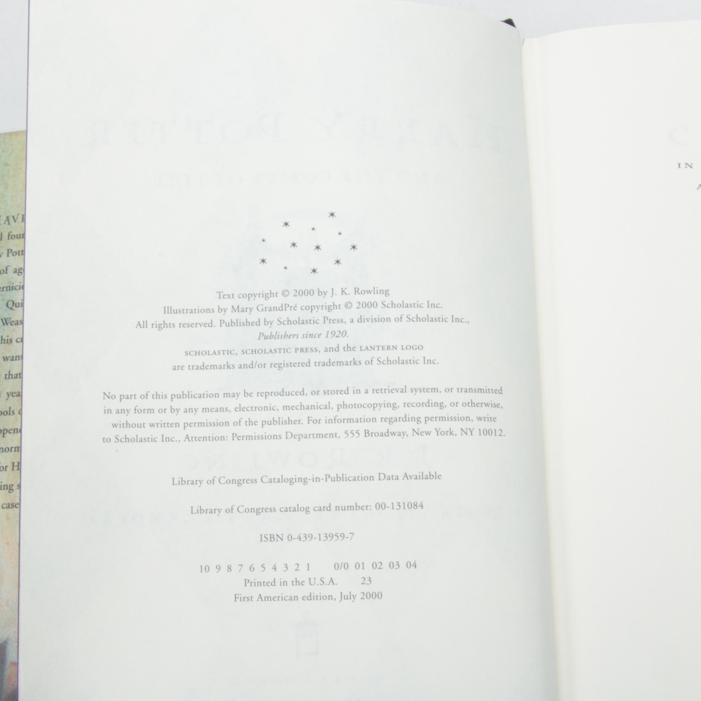 First American Edition "Harry Potter" Complete Series