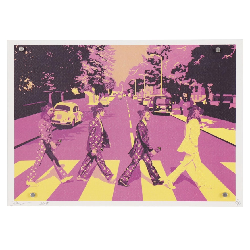 Death NYC Offset Lithograph "Beatles Cross Pk Y"