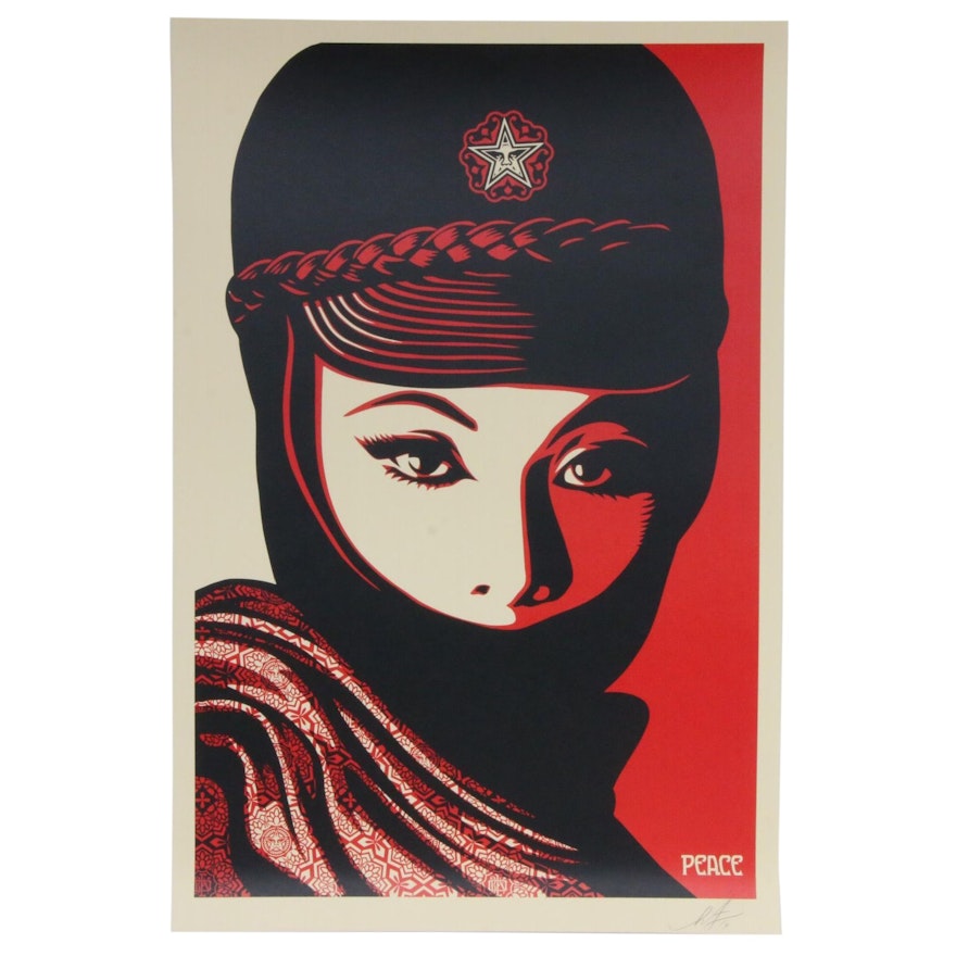 Shepard Fairey Offset Print "Mujer Fatale," 2019