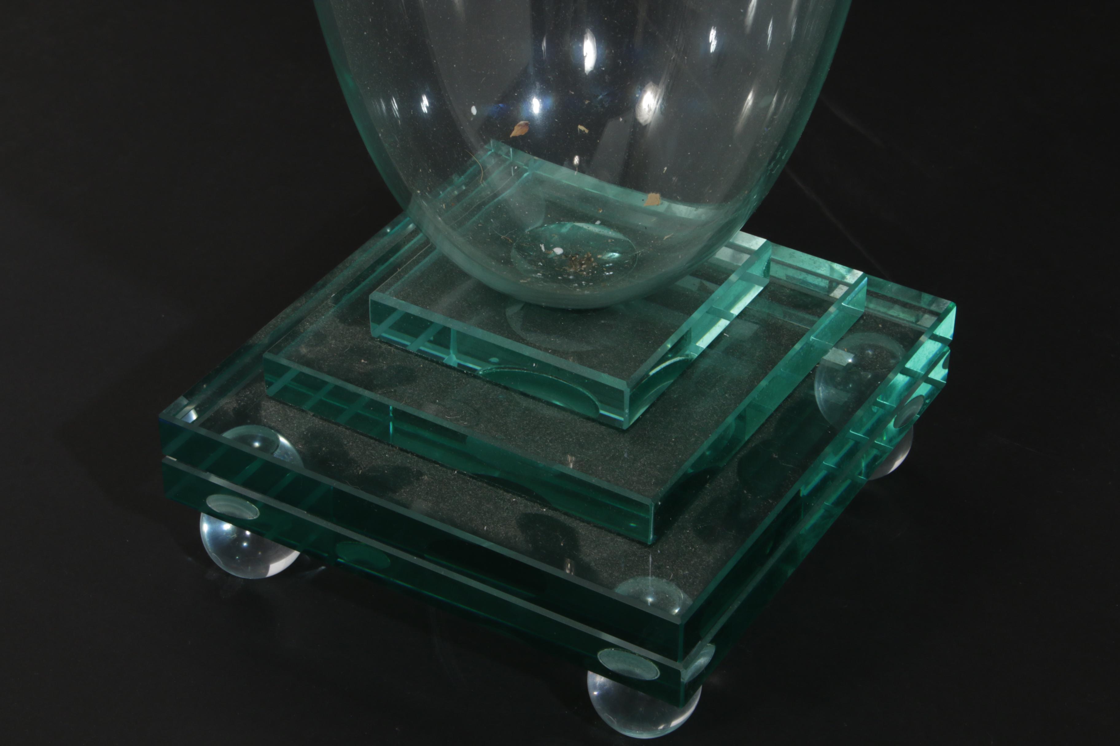 Disney "Cruella de Vil" Glass Vase, Attributed to Robert Guenther