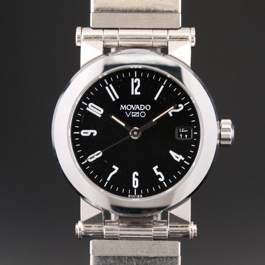 Movado Vizio Stainless Steel Quartz Wristwatch