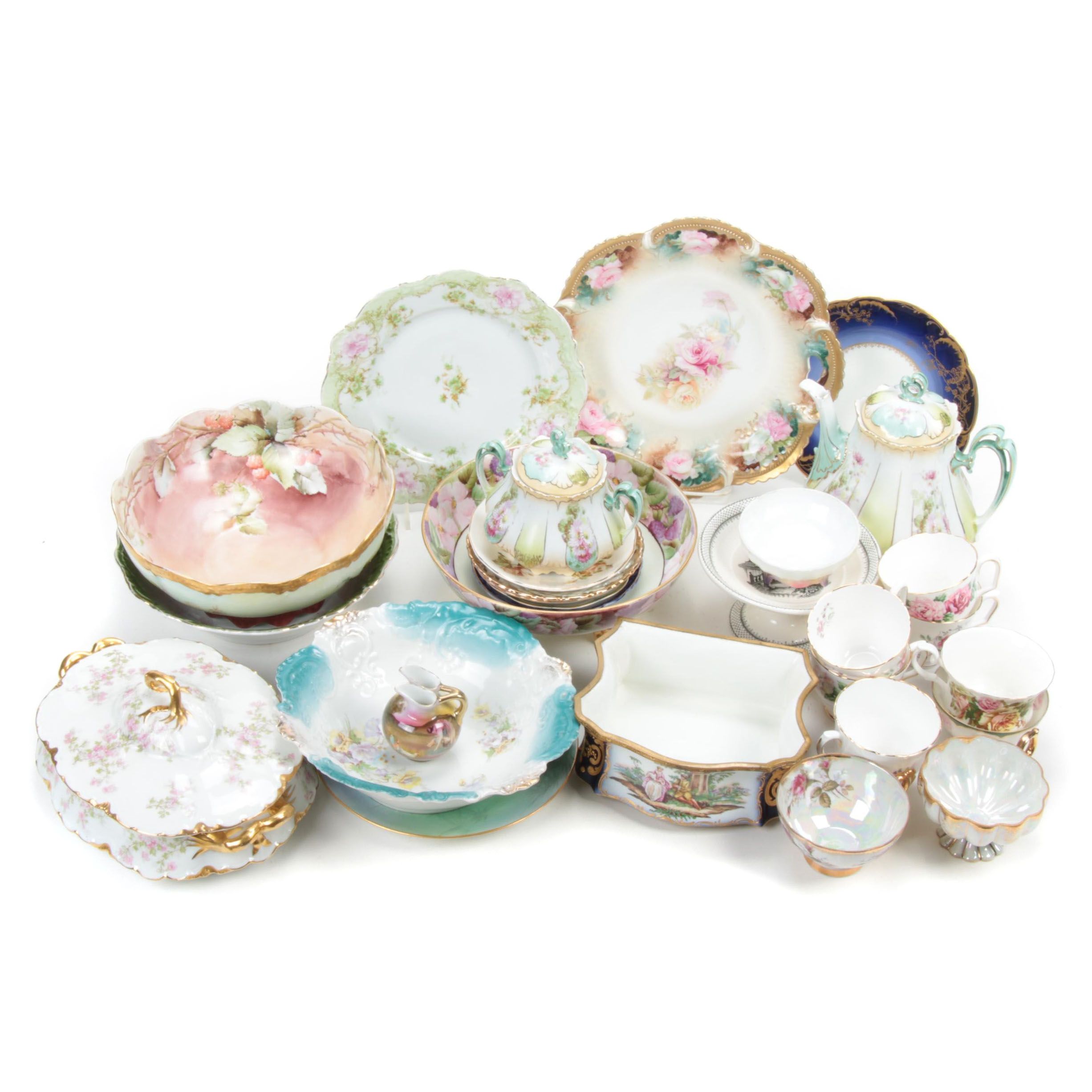 Haviland, Jean Pouyat and Other Porcelain Serveware, Early to Mid 20th C.