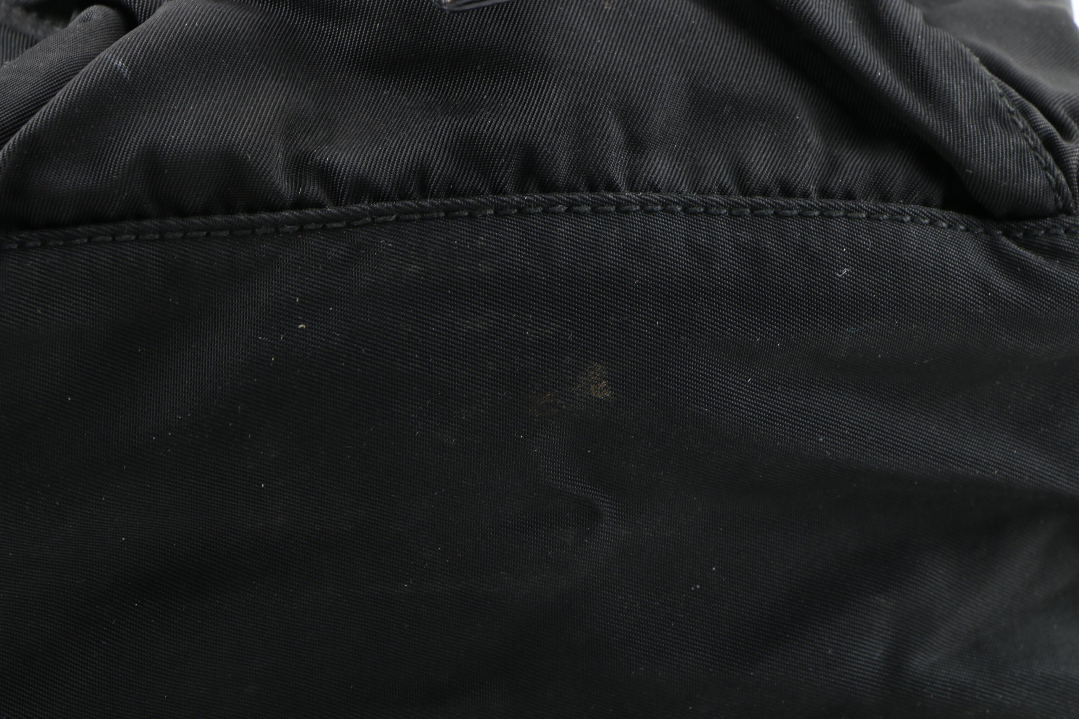 Prada Small Crossbody Bag in Black Tessuto Nylon and Leather