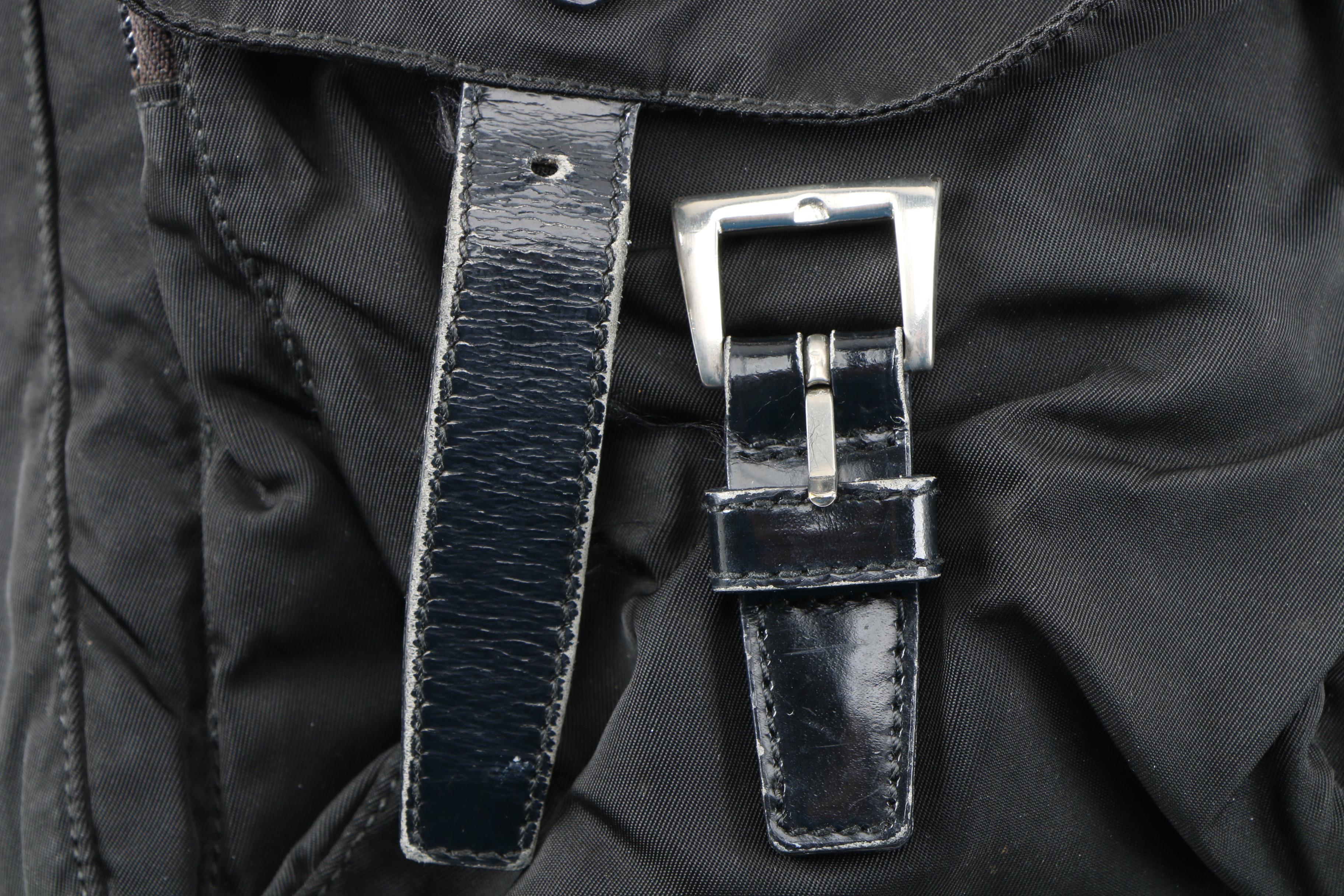 Prada Small Crossbody Bag in Black Tessuto Nylon and Leather