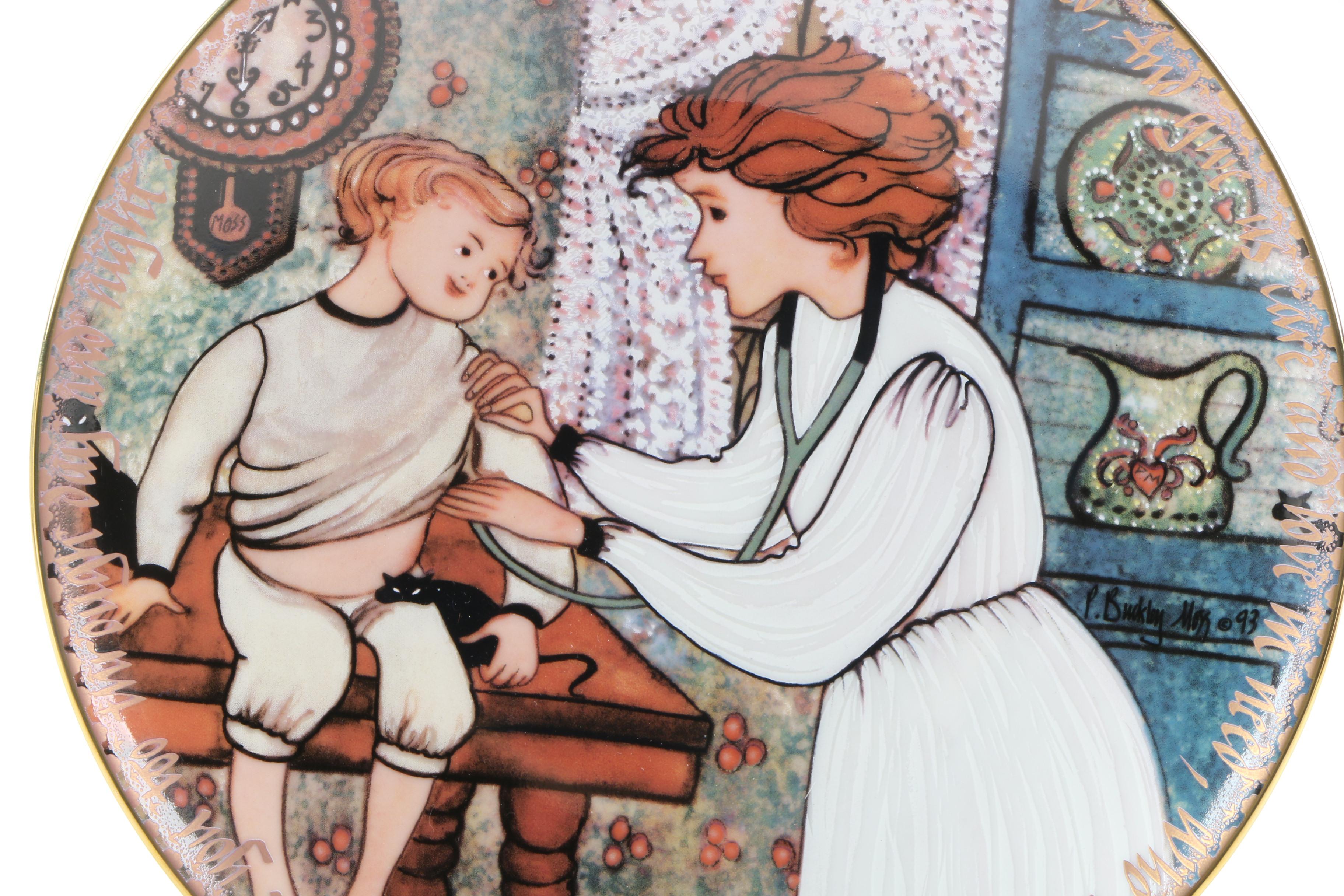 Anna Perenna "The Visiting Nurse" by P. Buckley Moss Porcelain Collector Plate
