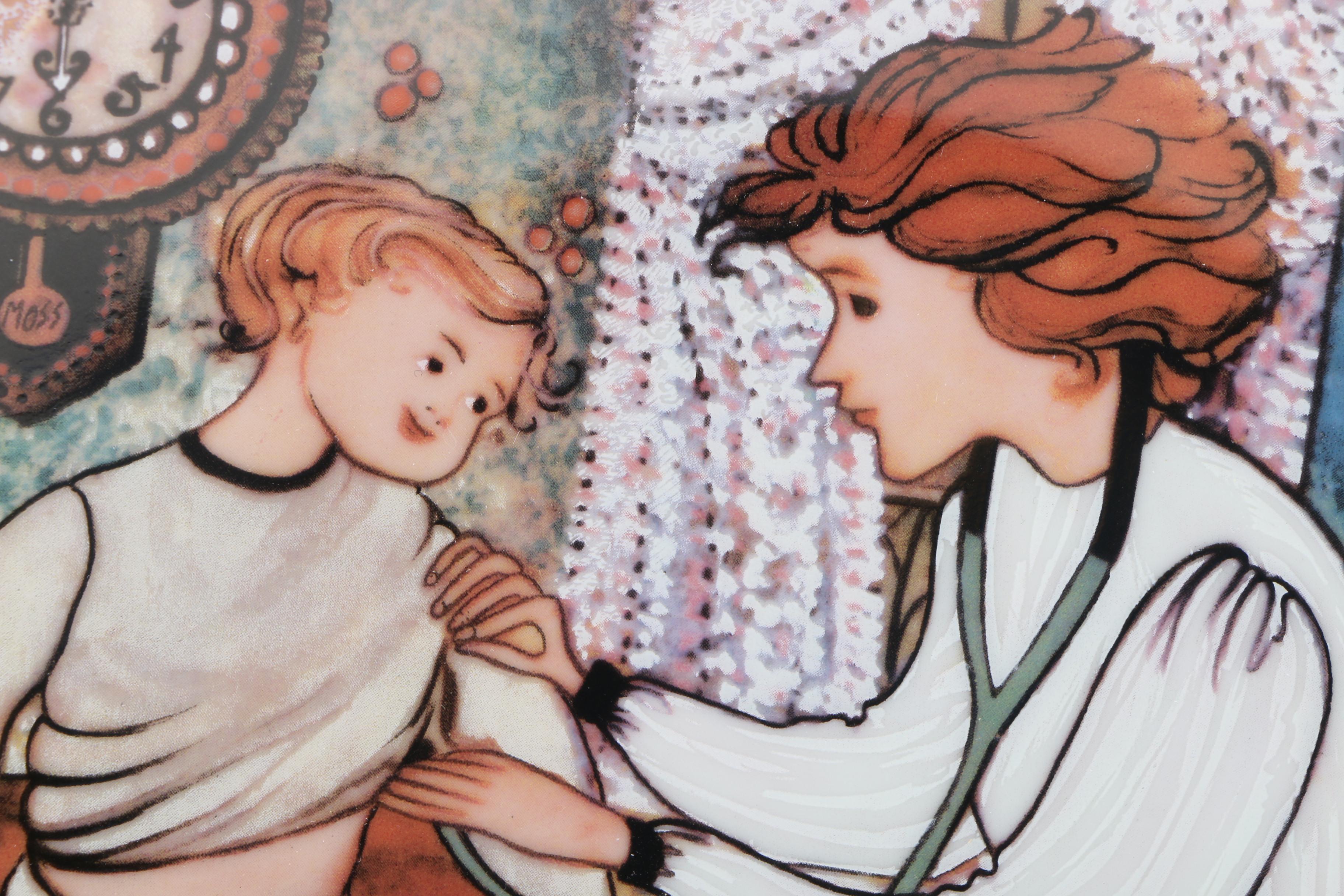 Anna Perenna "The Visiting Nurse" by P. Buckley Moss Porcelain Collector Plate