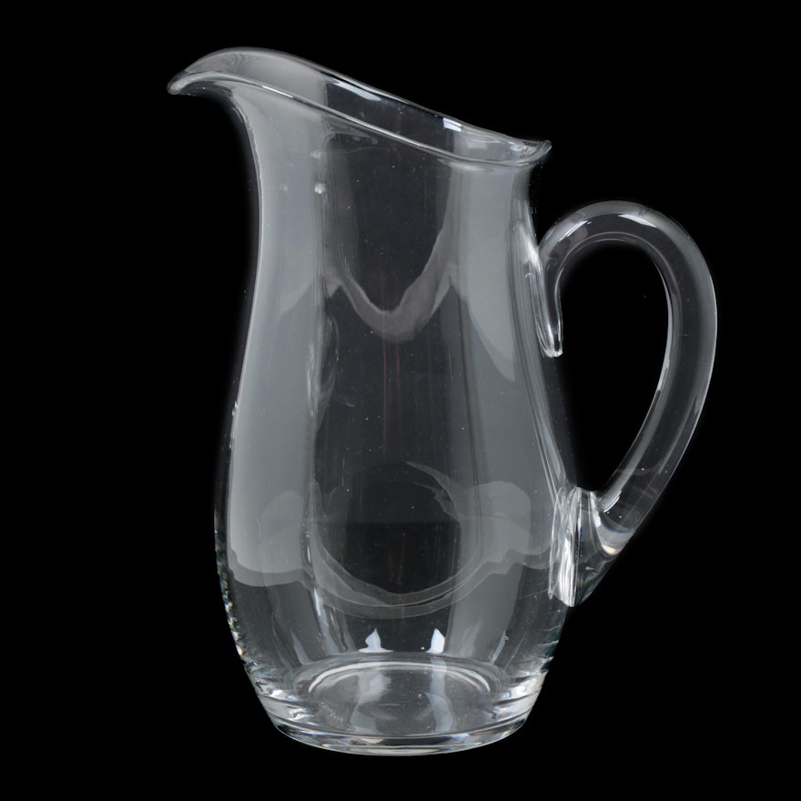 Steuben Art Glass Pitcher, Mid to Late 20th Century