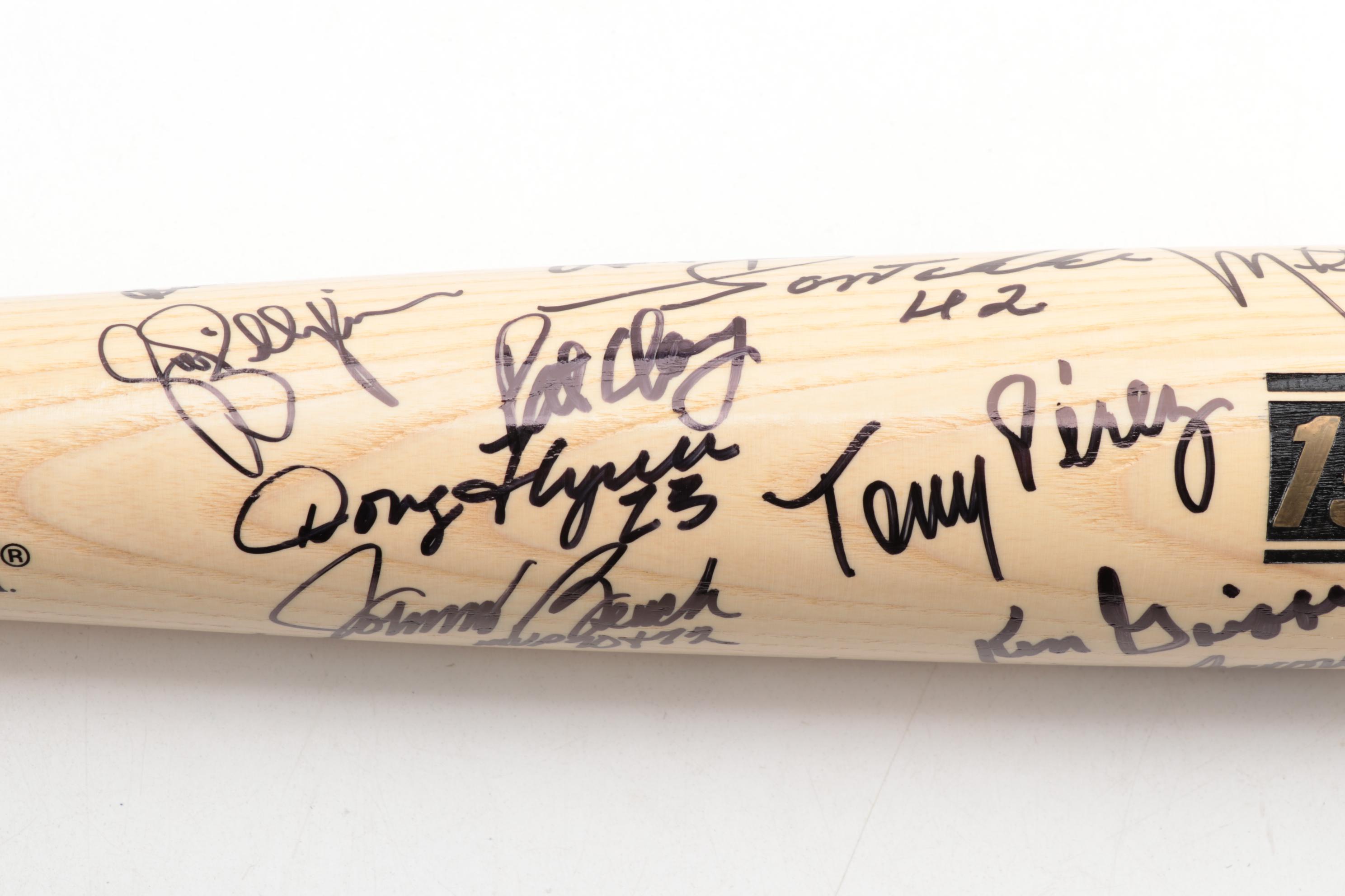 1976 Cincinnati Reds Signed "Word Series Champions" Team Baseball Bat