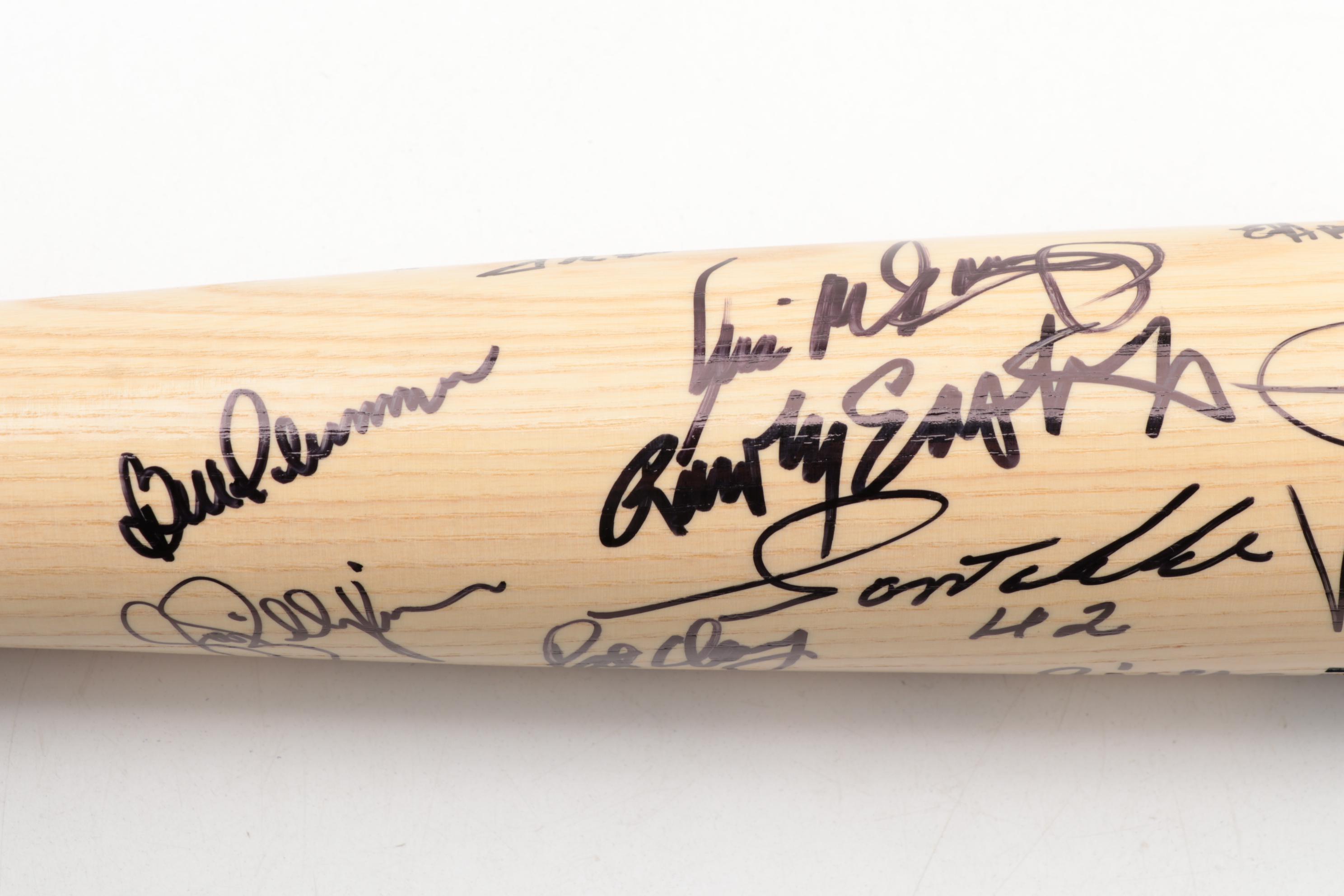 1976 Cincinnati Reds Signed "Word Series Champions" Team Baseball Bat
