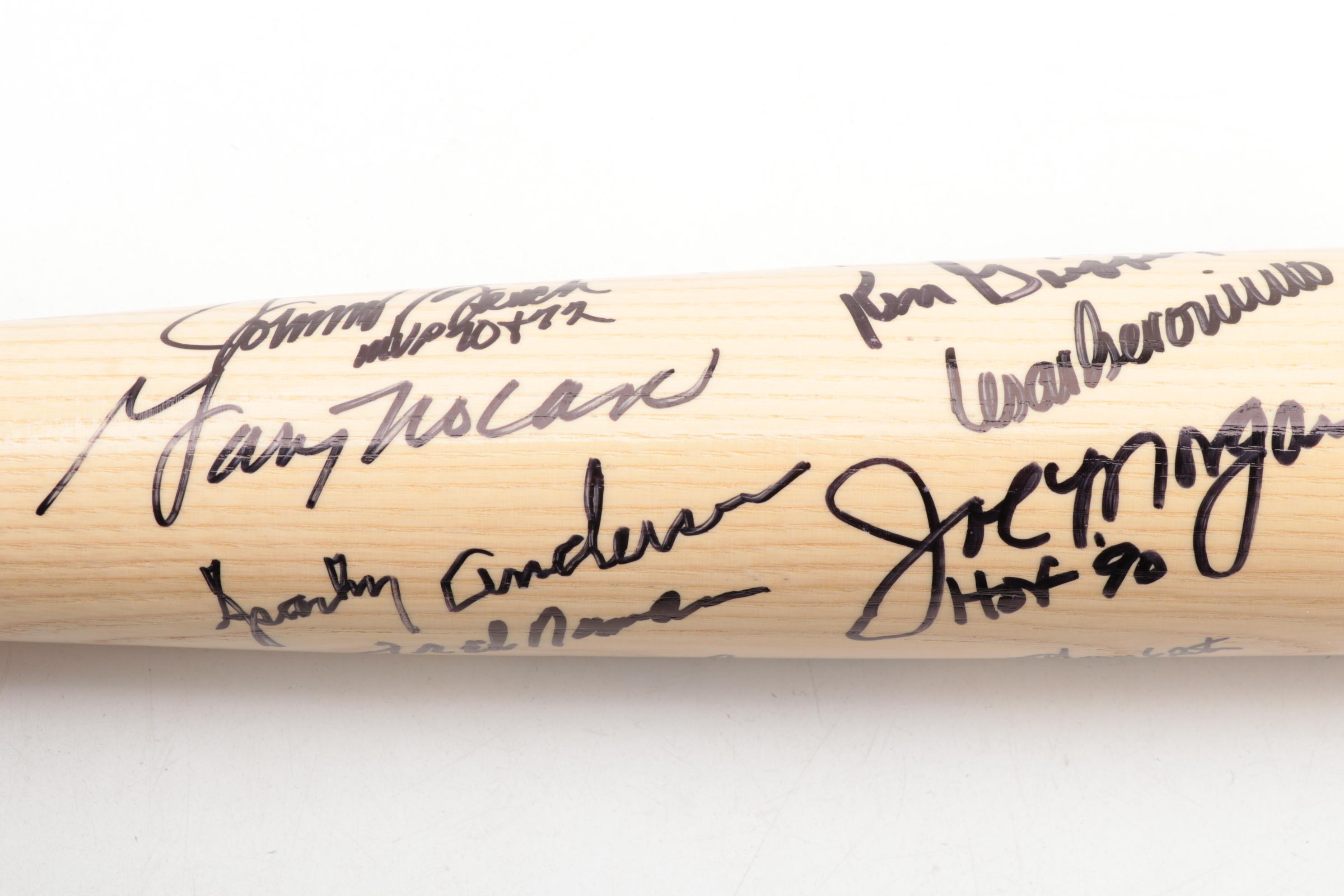 1976 Cincinnati Reds Signed "Word Series Champions" Team Baseball Bat